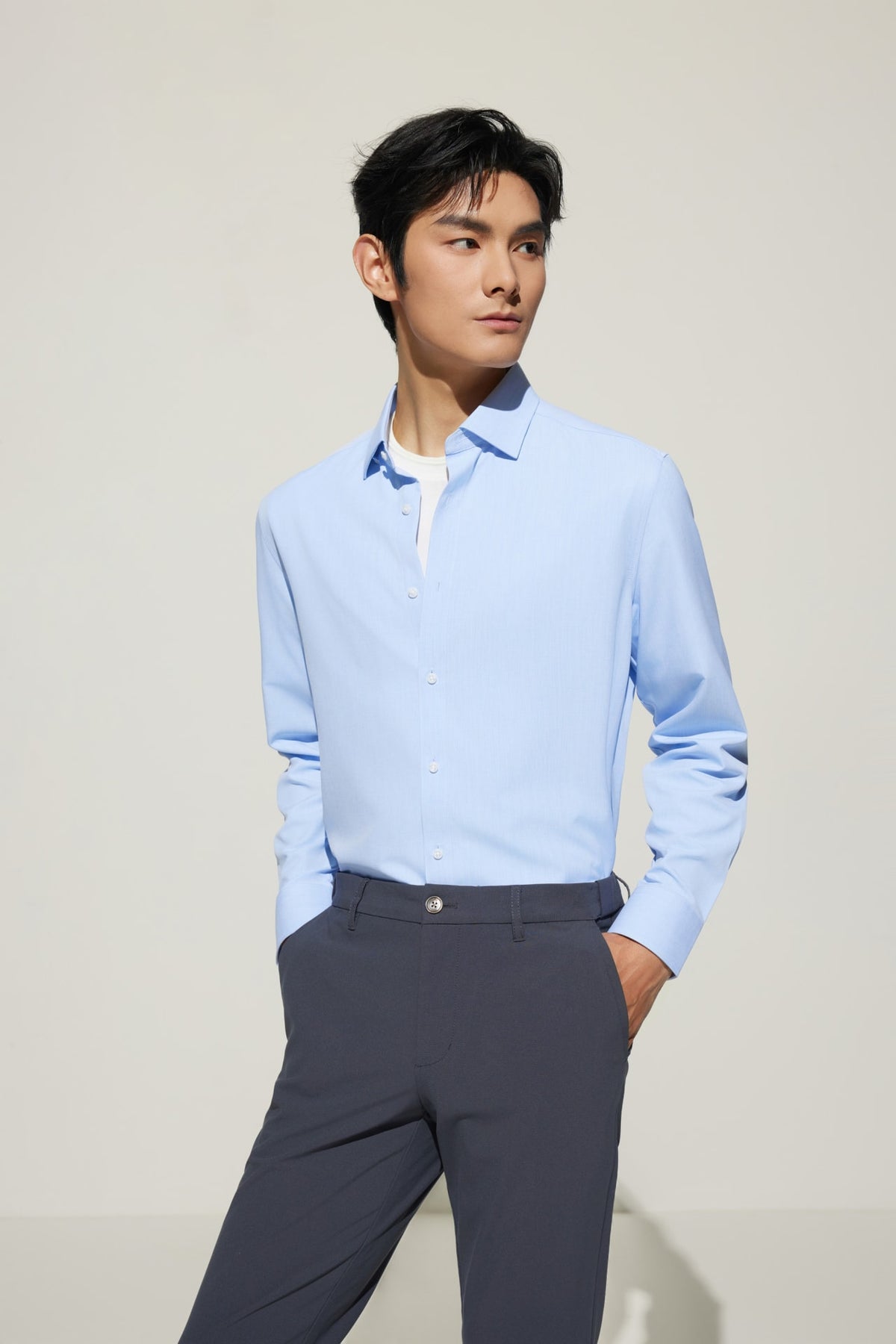 G2000 - Shirts - Non-Iron Dry Smart Fit Semi Solid Shirt