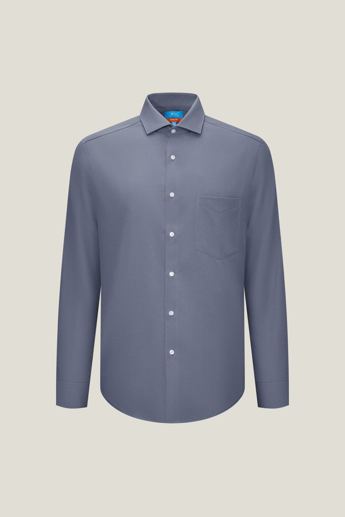G2000 - Shirts - Non-Iron Dry Smart Fit Poplin Shirt - Shadow Blue - Smart