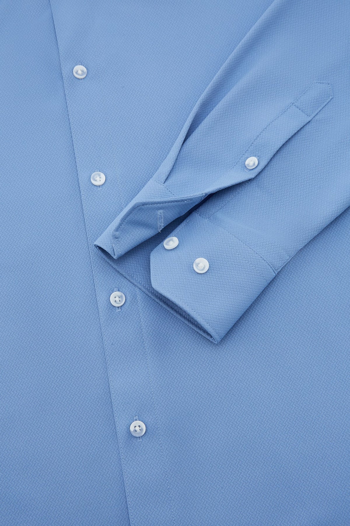 G2000 - Shirts - Non-Iron Dry Multi-Way Stretch Herringbone Smart Fit Long Sleeve Shirt