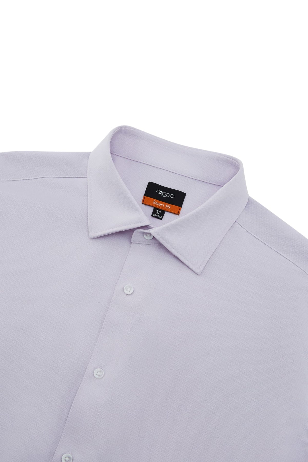 G2000 - Shirts - Non-Iron Dry Multi-Way Stretch Herringbone Smart Fit Long Sleeve Shirt