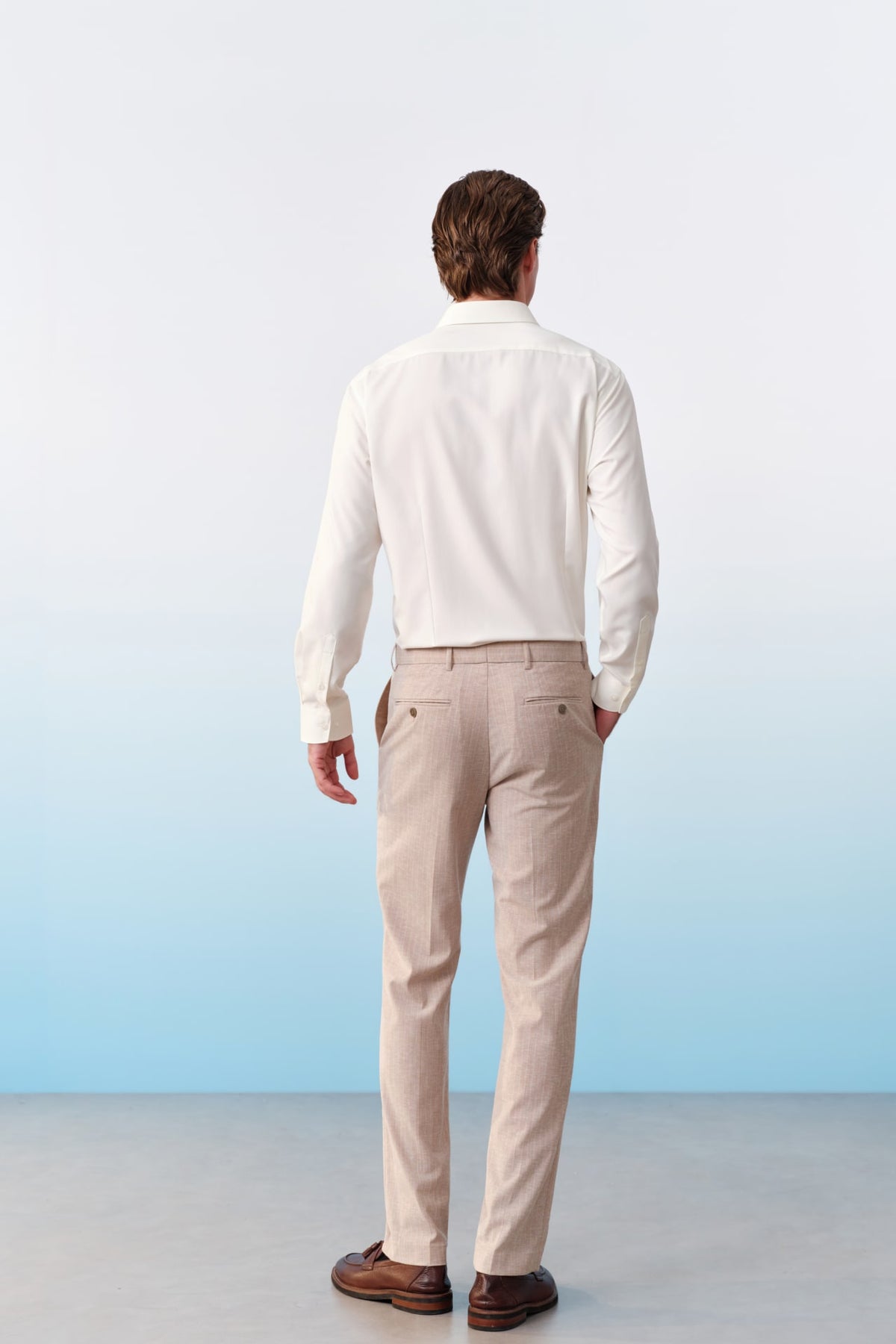 G2000 - Shirts - Non-Iron Cool Touch Stretch Twill Smart Fit Long Sleeve Shirt