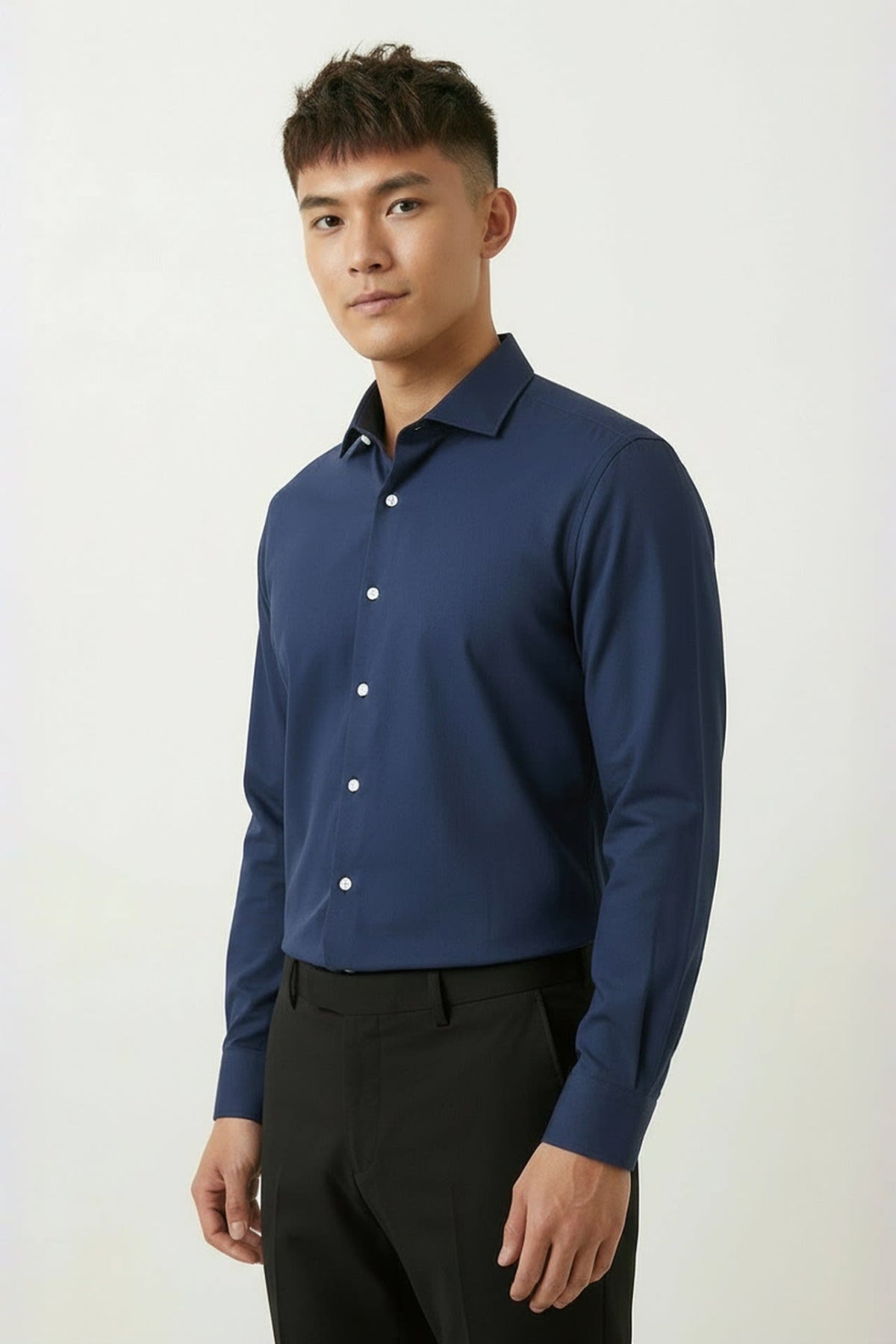 G2000 - Shirts - Non-Iron Cool Touch Stretch Twill Smart Fit Long Sleeve Shirt