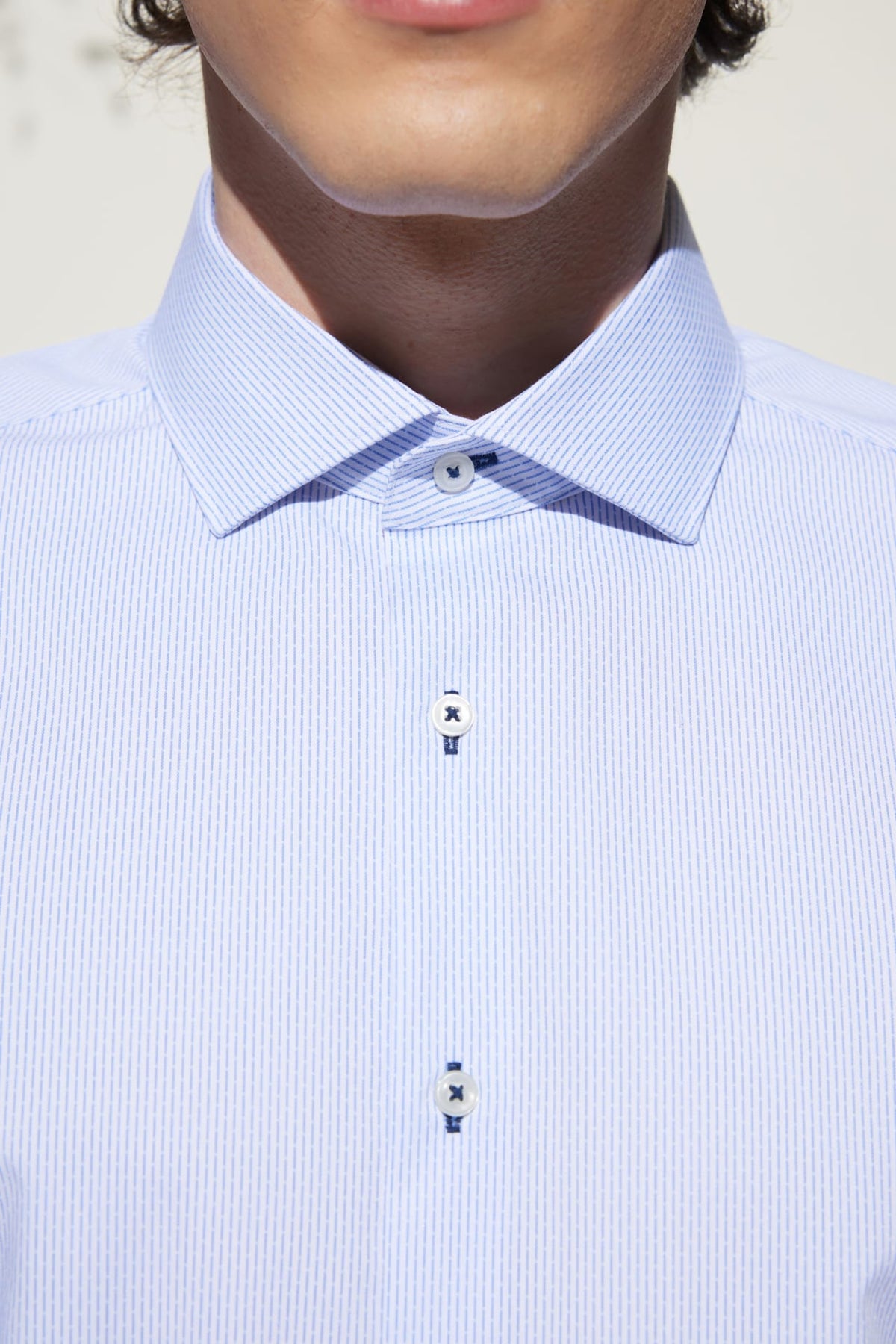 G2000 - Shirts - Non-Iron Silky Touch Smart Fit Stripe Shirt
