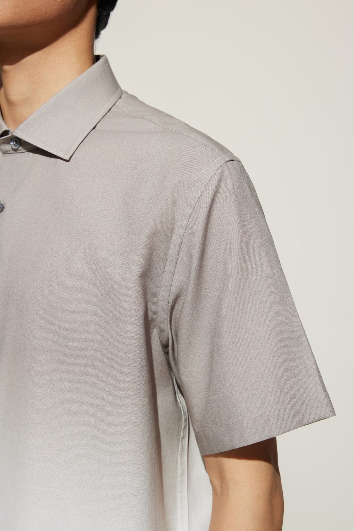 G2000 - Shirts - Cotton Oxford Gradient Digital Print Comfort Fit Short Sleeve Casual Shirt