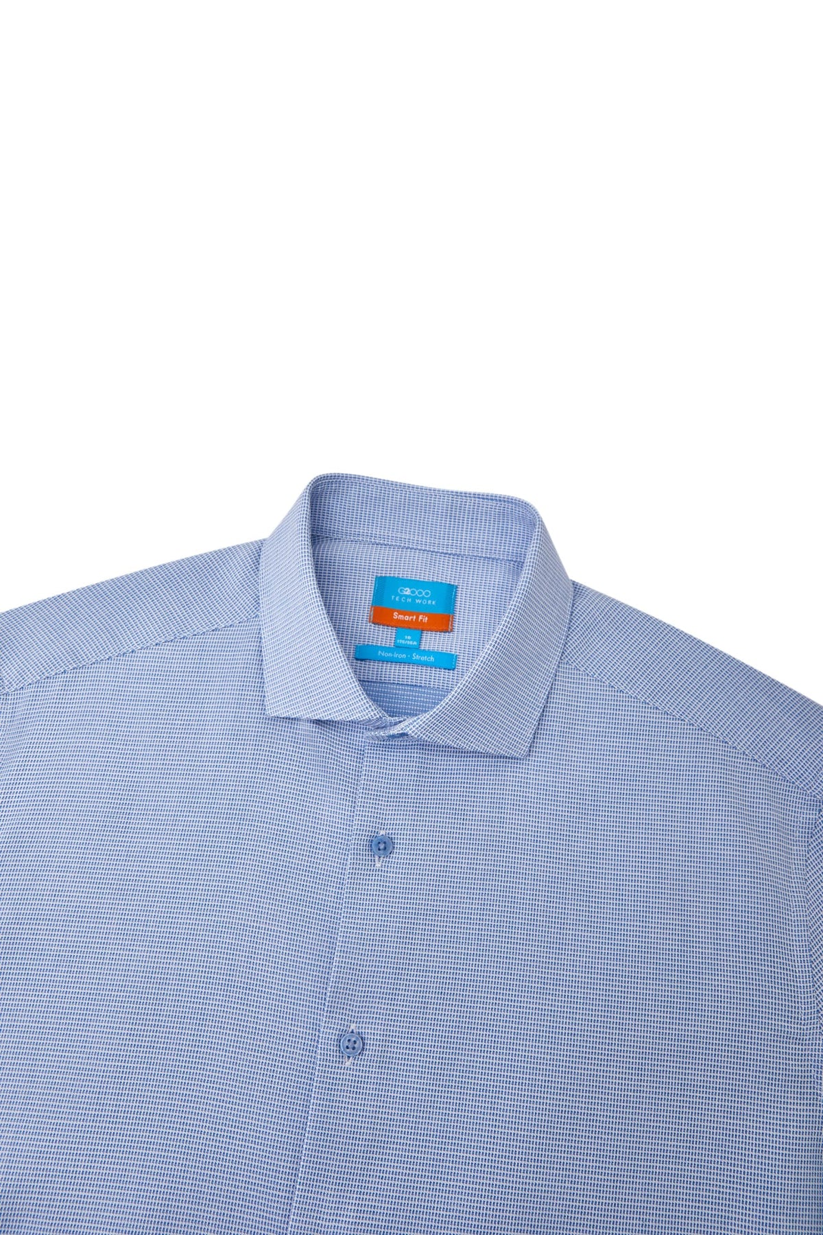G2000 Shirts Non-Iron Easy Care Smart Fit 2 Tone Short Sleeve Shirt