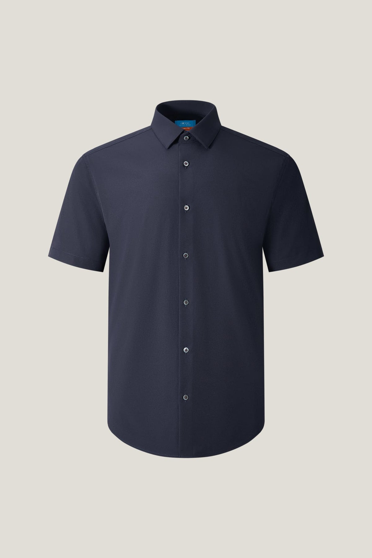 G2000 - Shirts - Water Repellent Poplin Smart Fit Short Sleeve Casual Shirt - Stormy Darkness - Smart