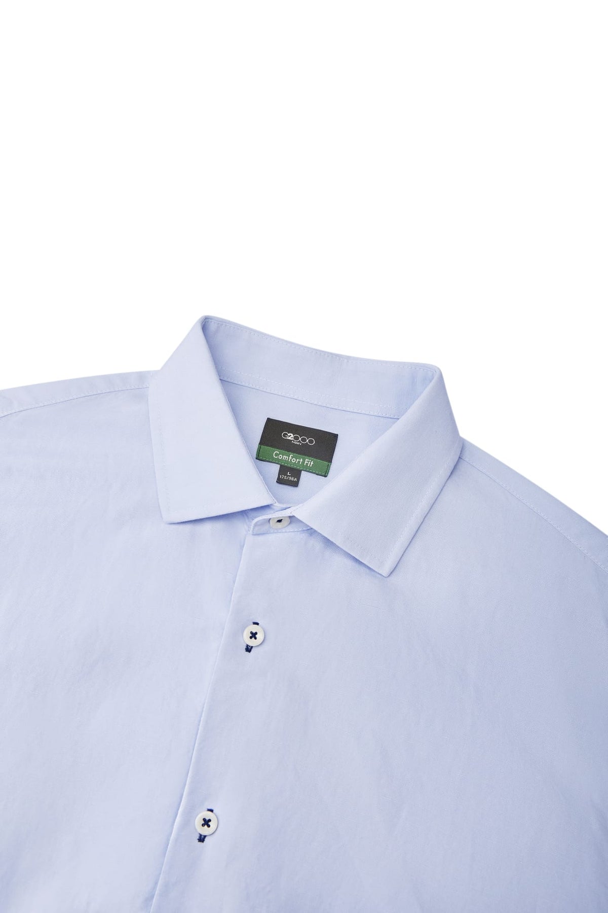 G2000 - Shirts - Linen Blend Comfort Fit Short Sleeve Casual Shirt