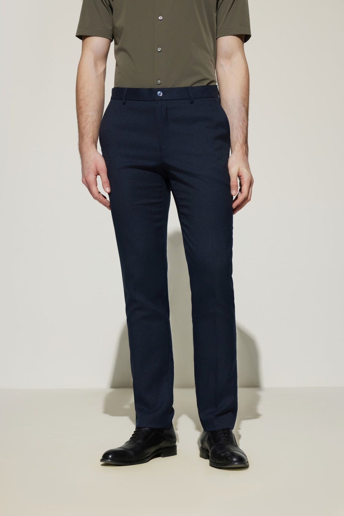 G2000 - Pants - Teflon Regular Fit Twill Suit Pants