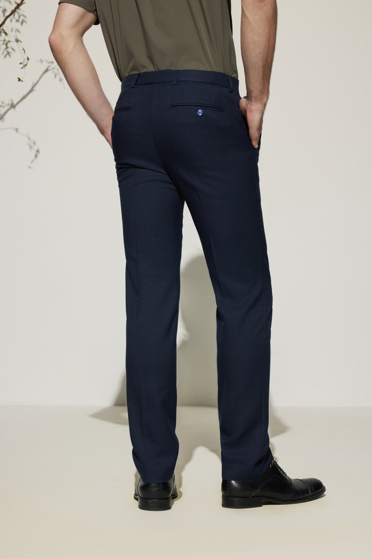 G2000 - Pants - Teflon Slim Fit Twill Suit Pants