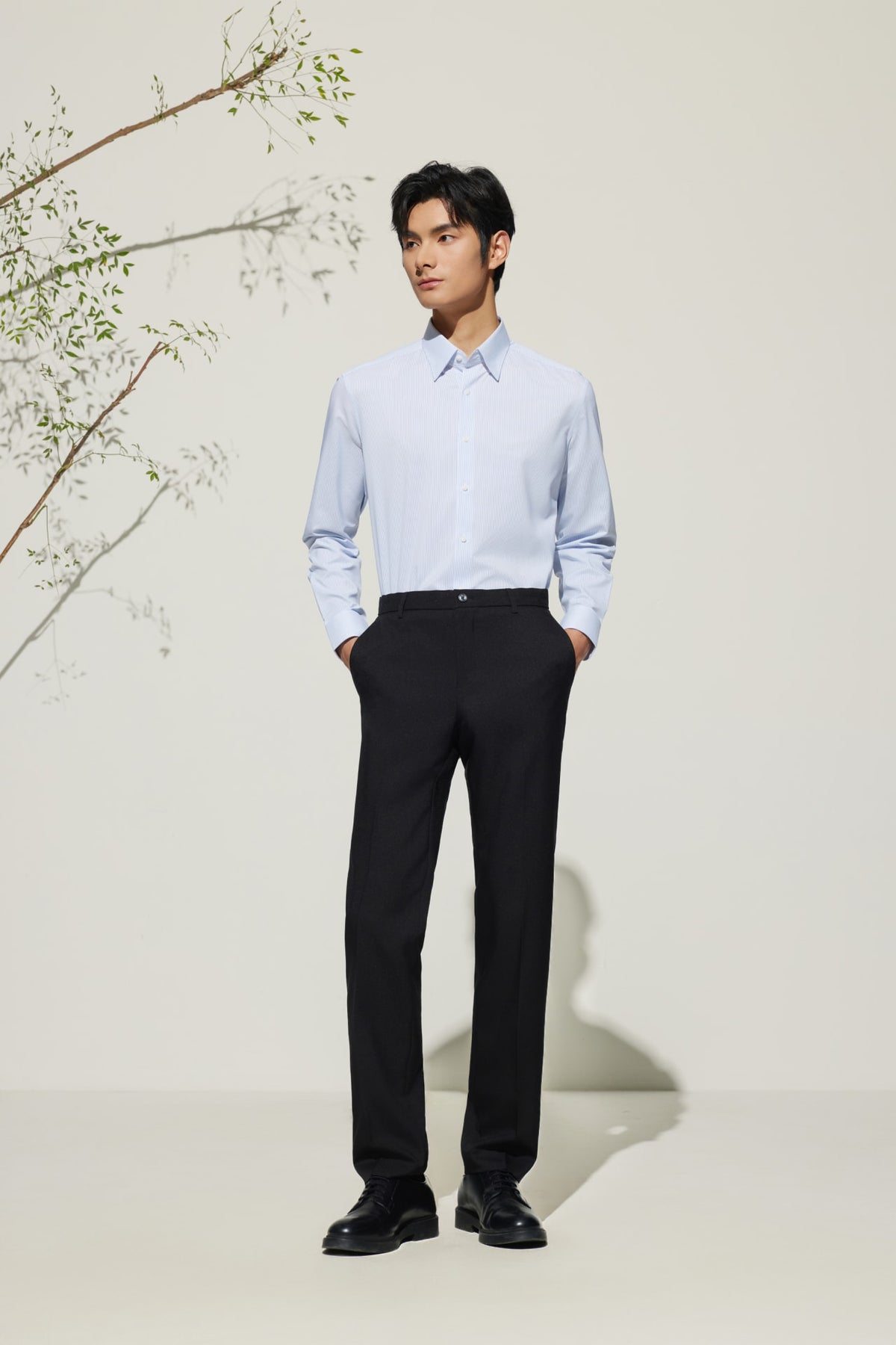 G2000 - Pants - Teflon Smart Fit Twill Suit Pants with Elastic Waist Band