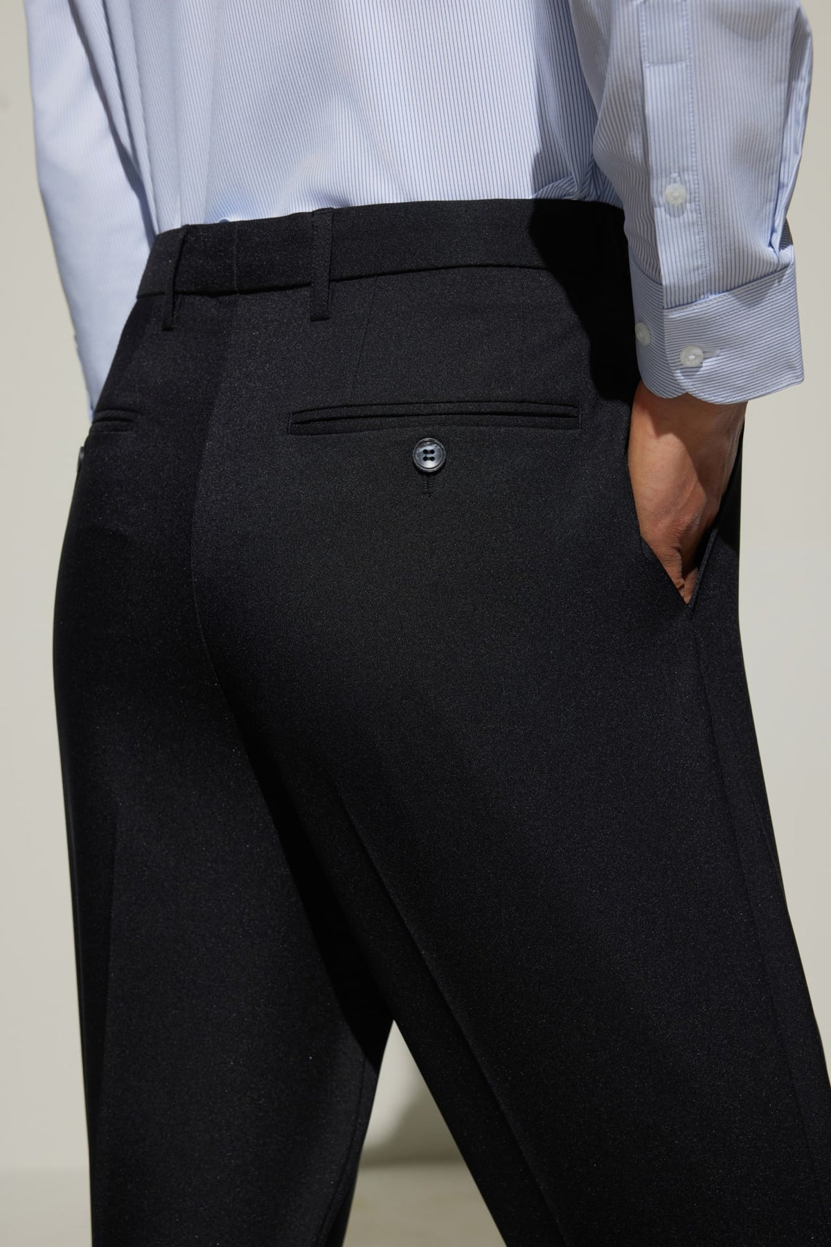G2000 - Pants - Teflon Smart Fit Twill Suit Pants with Elastic Waist Band