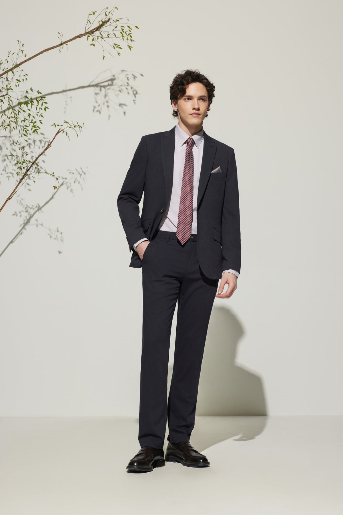 G2000 Pants Multi-Way Stretch Slim Fit Twill Suit Pants