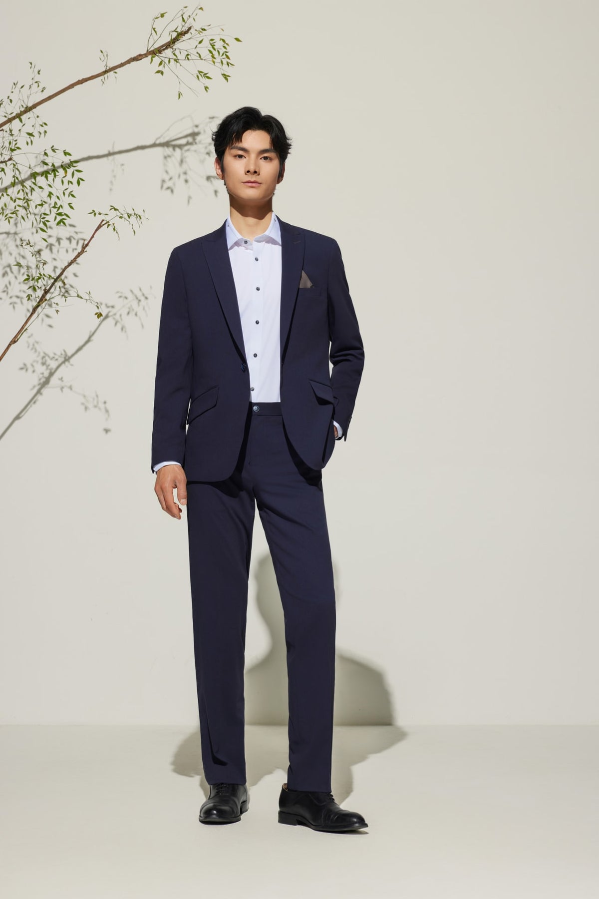 G2000 - Pants - Multi-Way Stretch Smart Fit Twill Suit Pants with Elastic Waist Band