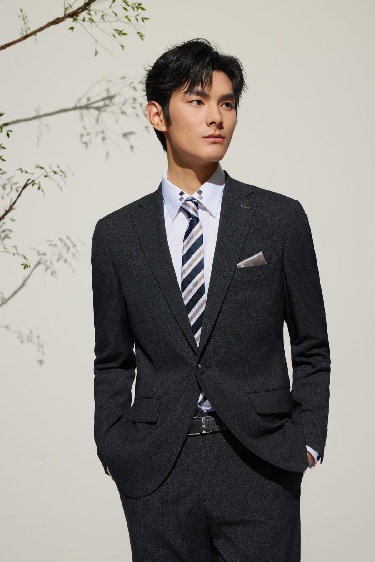 G2000 - Pants - Multi-Way Stretch Smart Fit Texture Suit Pants