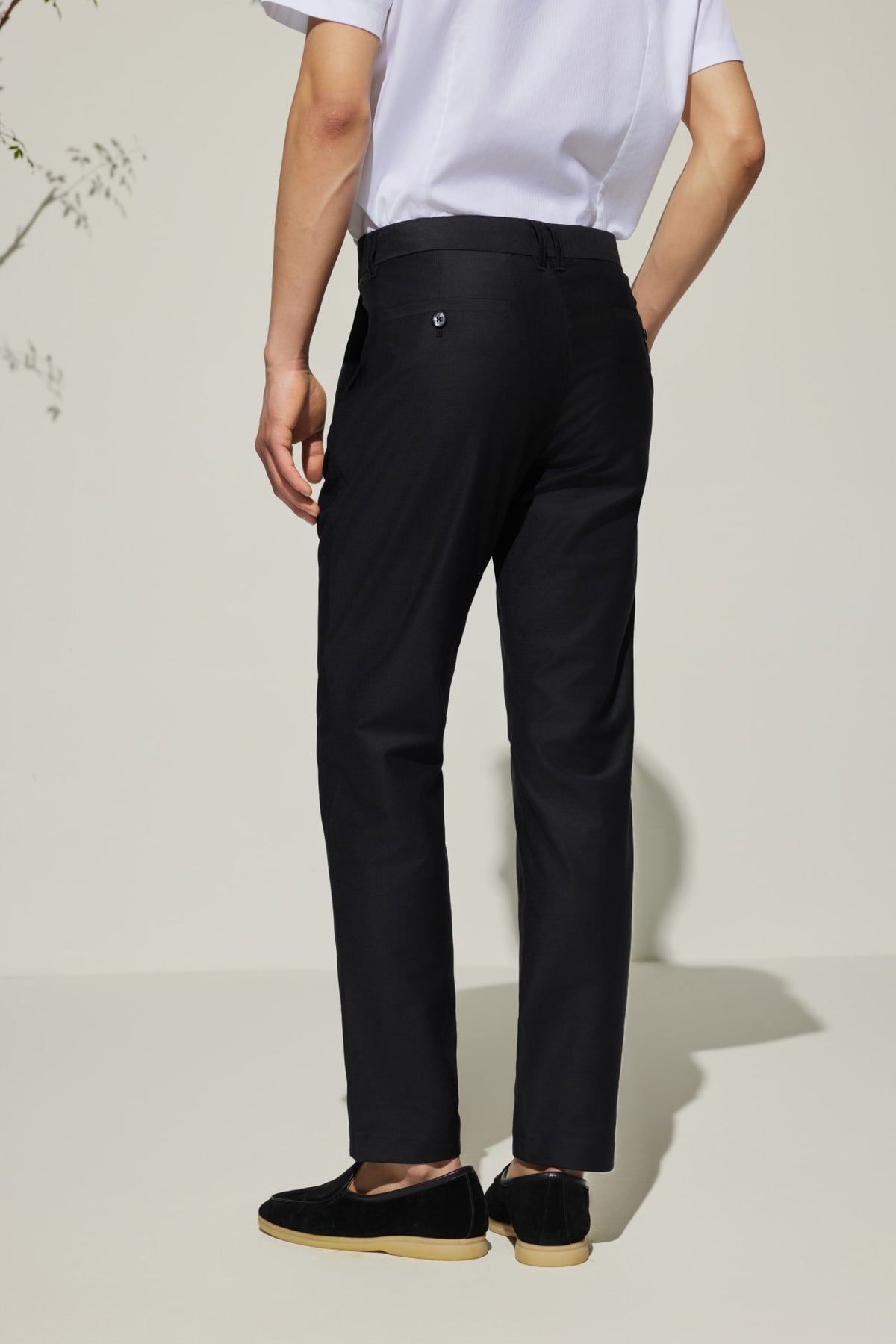 G2000 - Pants - Cotton Blend Slim Tapered Fit Twill Casual Pants