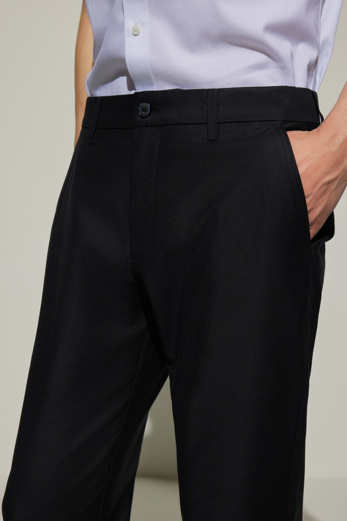 G2000 - Pants - Cotton Blend Slim Tapered Fit Twill Casual Pants