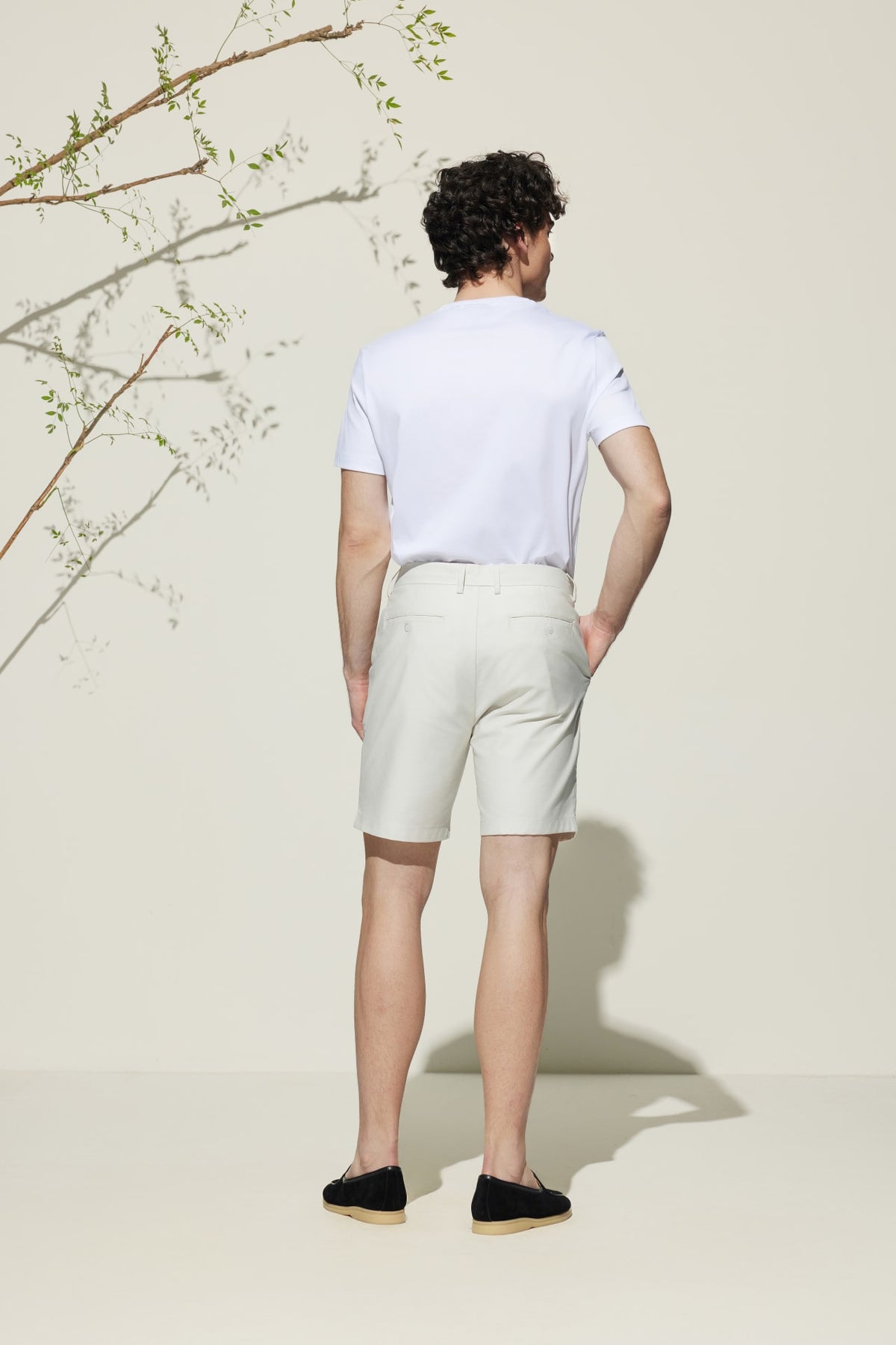 G2000 - Shorts - Cotton Modal Relax Fit Twill Casual Shorts