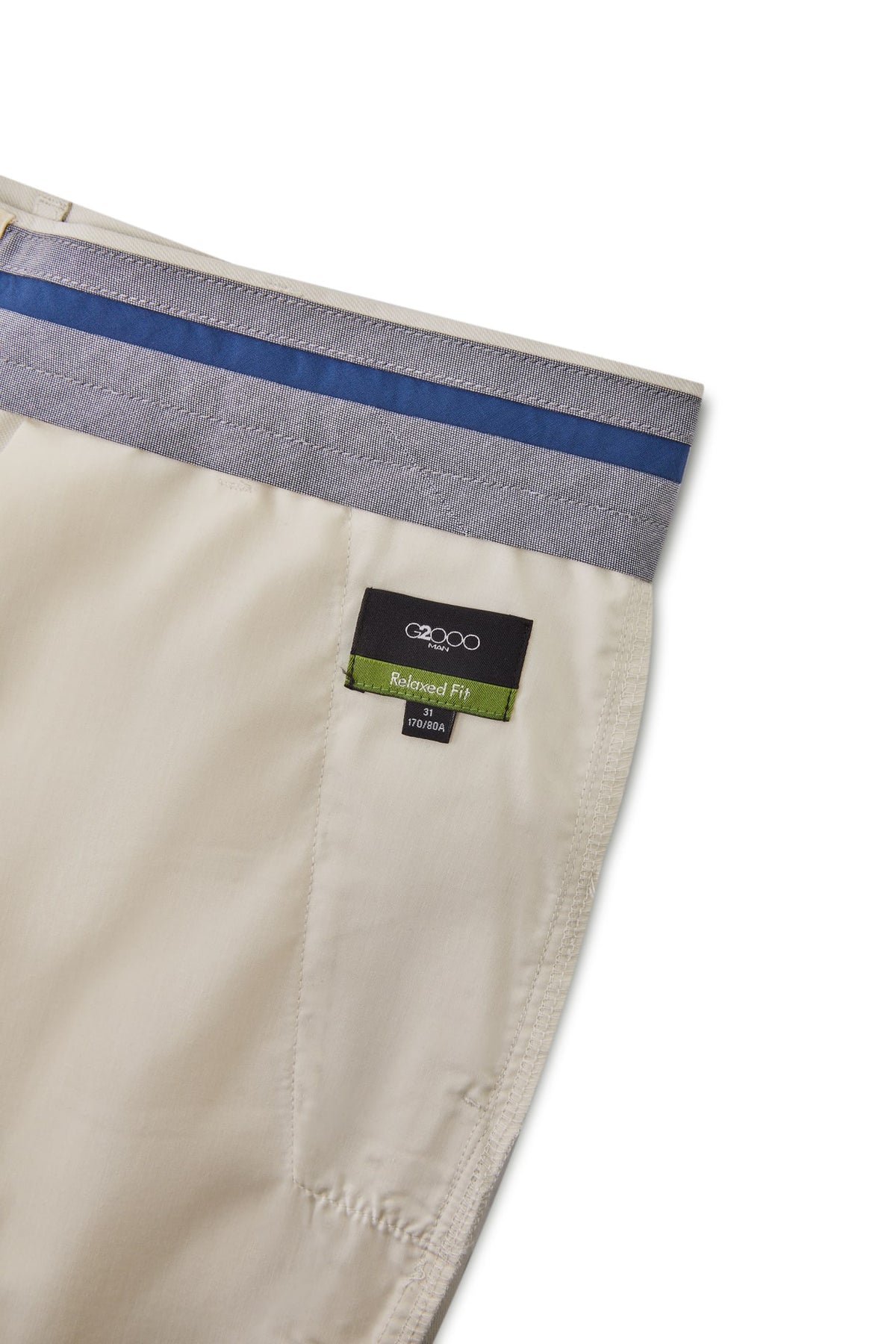G2000 - Shorts - Cotton Modal Relax Fit Twill Casual Shorts