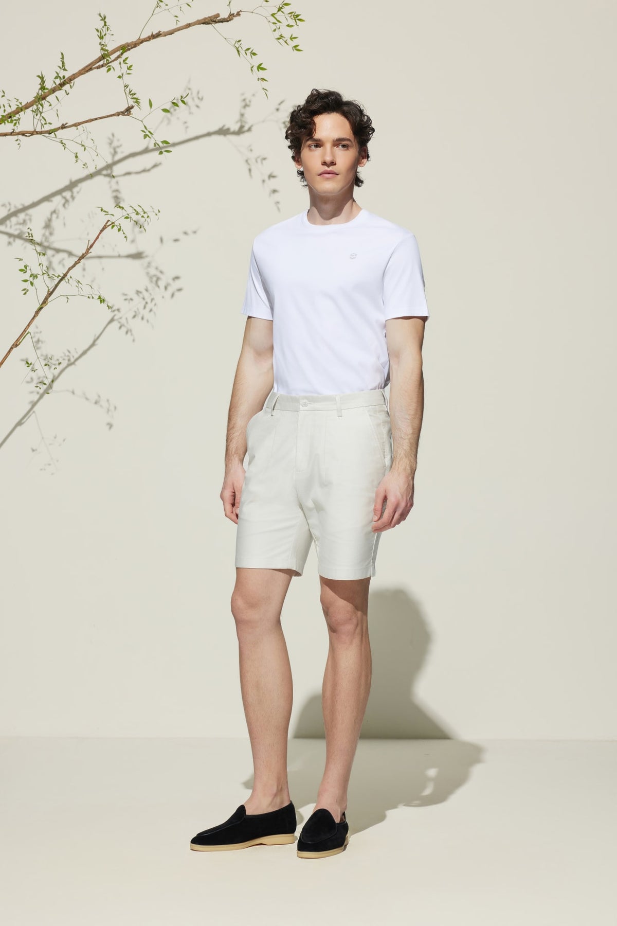 G2000 - Shorts - Cotton Modal Relax Fit Twill Casual Shorts - Toasted Almond - Relaxed
