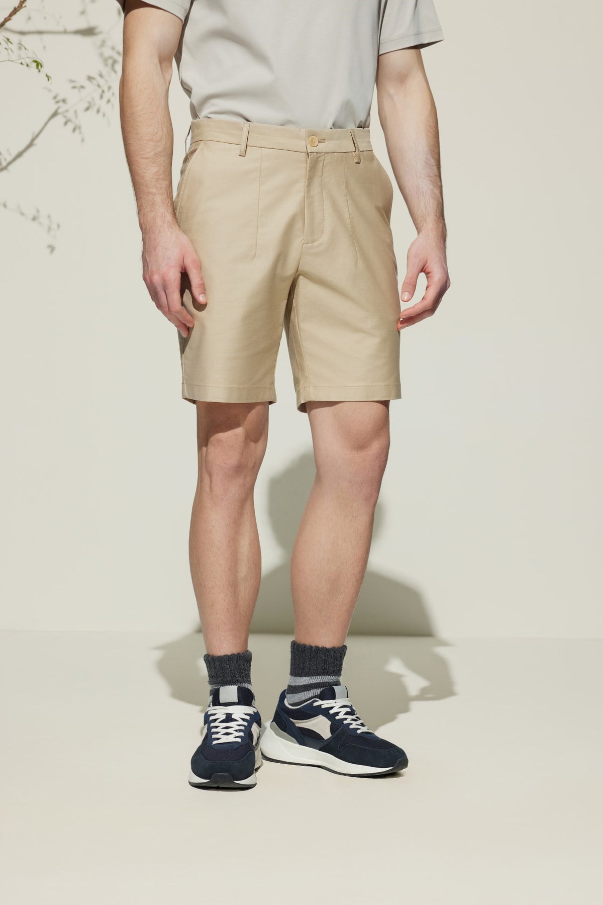 G2000 - Shorts - Cotton Modal Relax Fit Twill Casual Shorts
