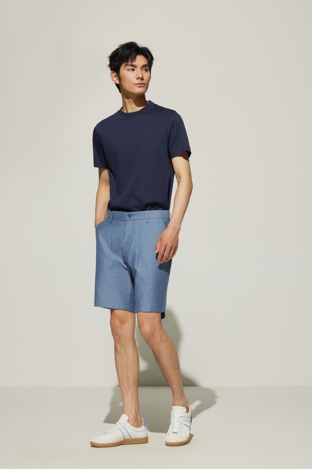 G2000 - Shorts - Cotton Modal Relax Fit Twill Casual Shorts