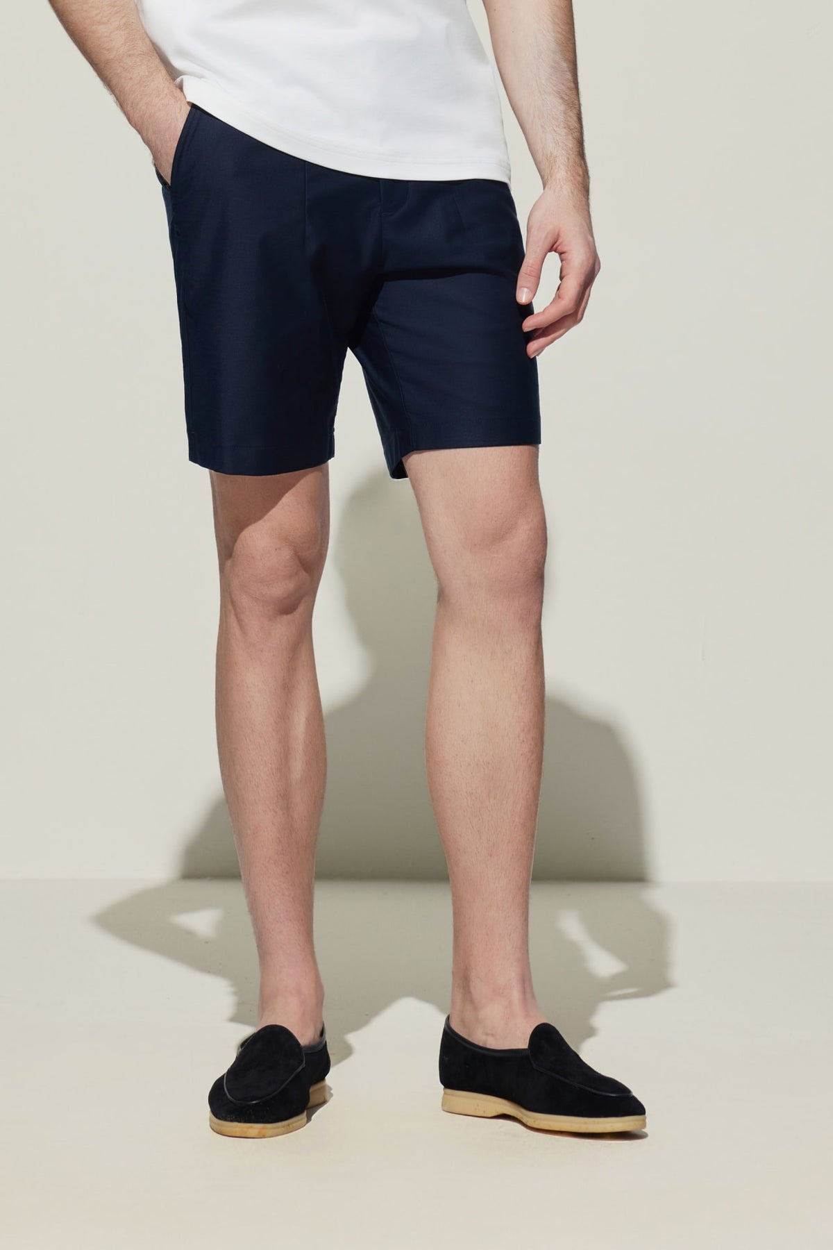 G2000 - Shorts - Cotton Modal Relax Fit Twill Casual Shorts