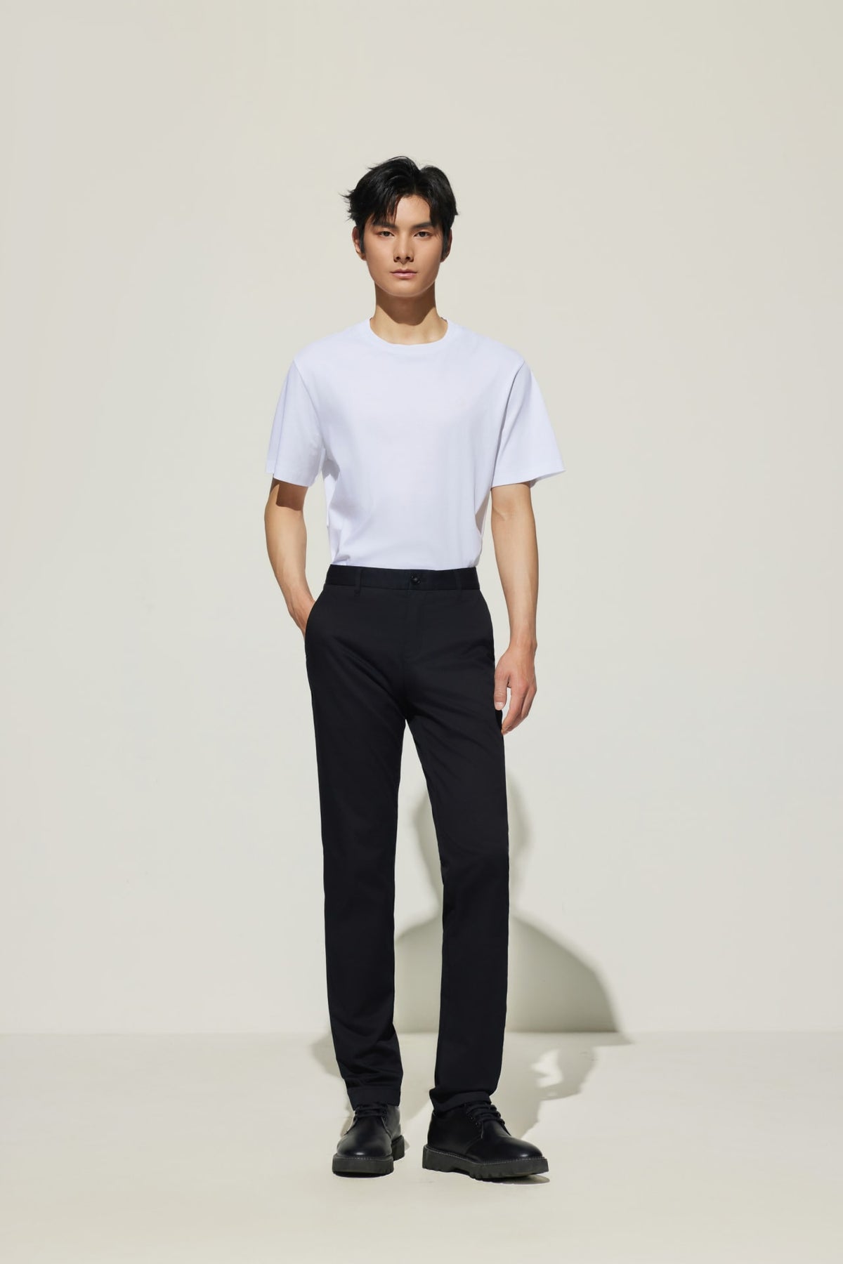 G2000 Pants Cotton Blend Extra Slim Fit Twill Casual Pants Darkened Slate Extra Slim