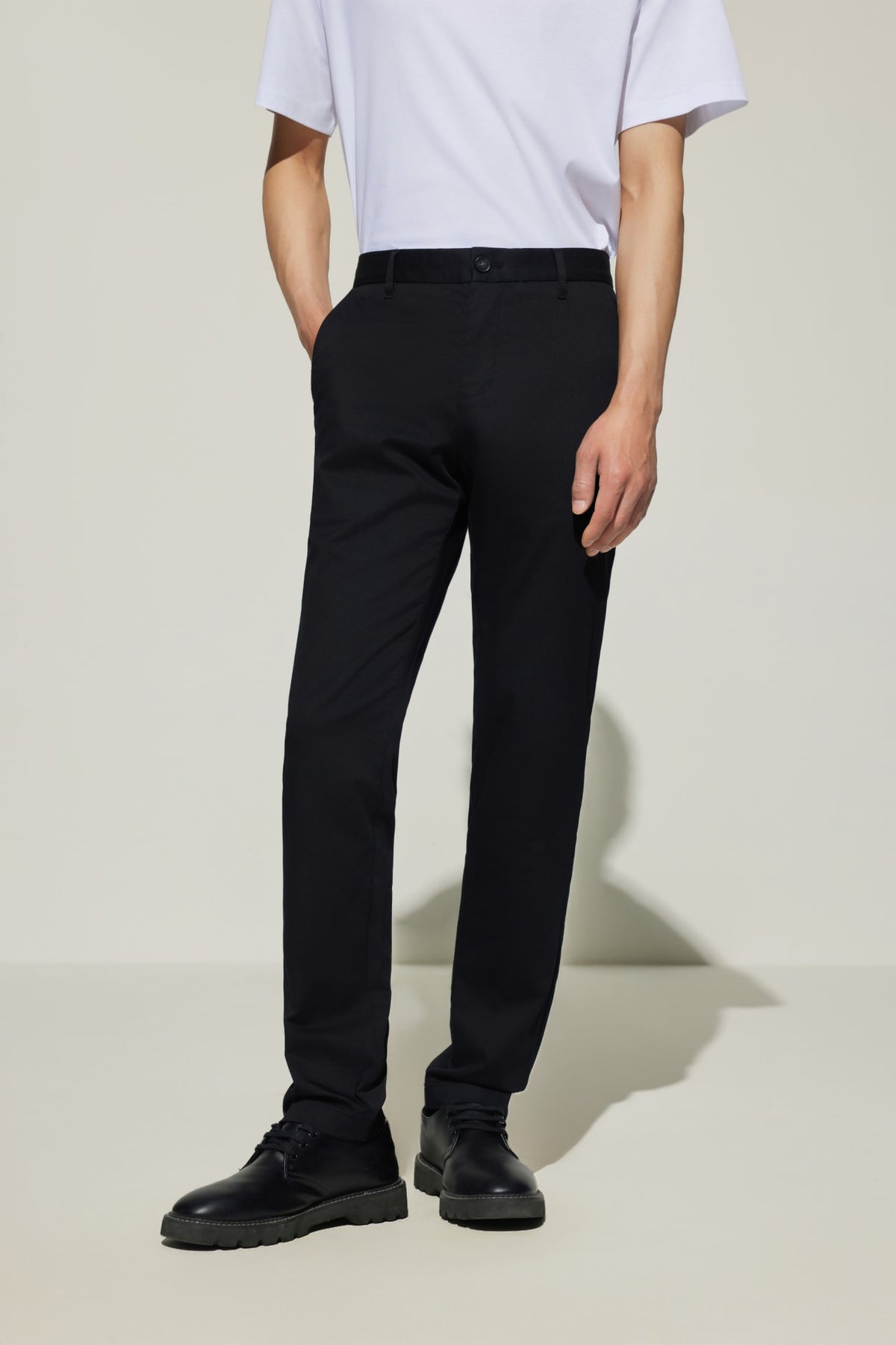 G2000 - Pants - Cotton Blend Extra Slim Fit Twill Casual Pants