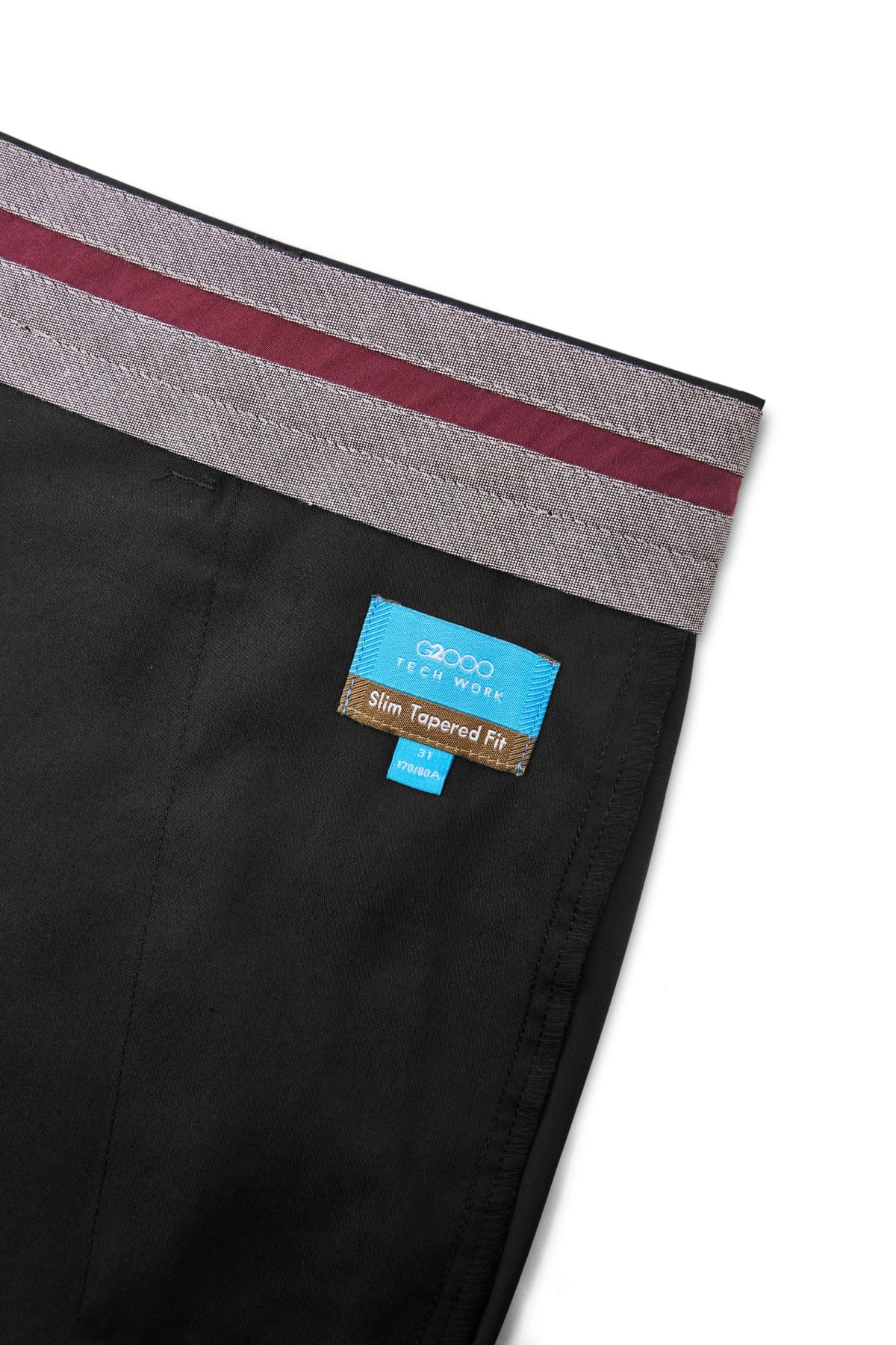 G2000 Pants Poly Cupro Slim Tapered Fit Casual Pants