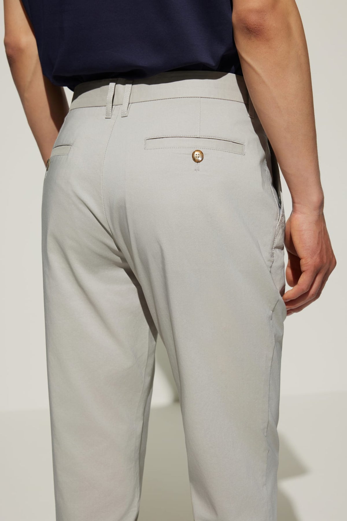 G2000 - Pants - Cotton Blend Slim Tapered Fit Dobby Casual Pants