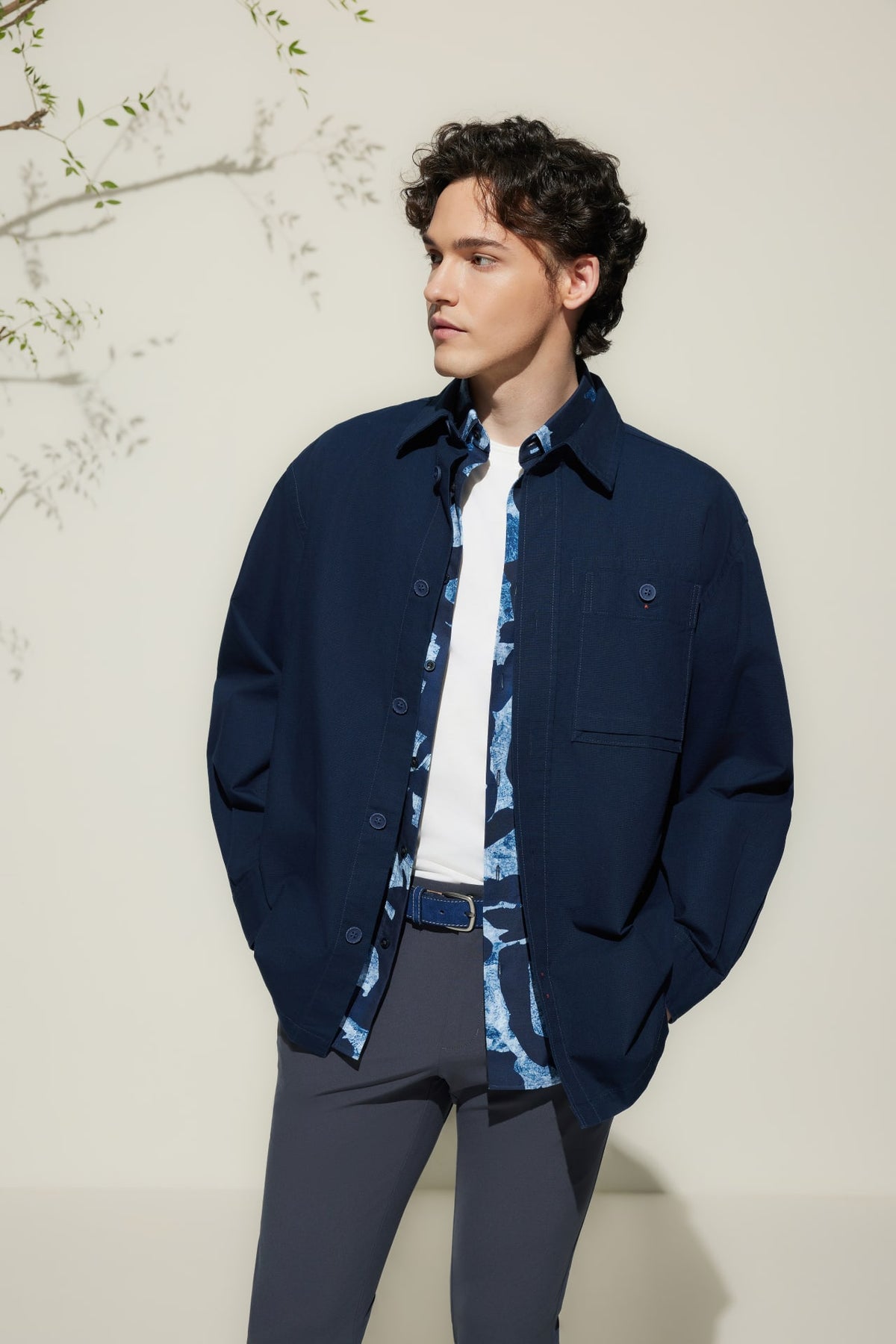 G2000 Coats & Jackets Cotton Ribstop Relax Fit Overshirt Jacket