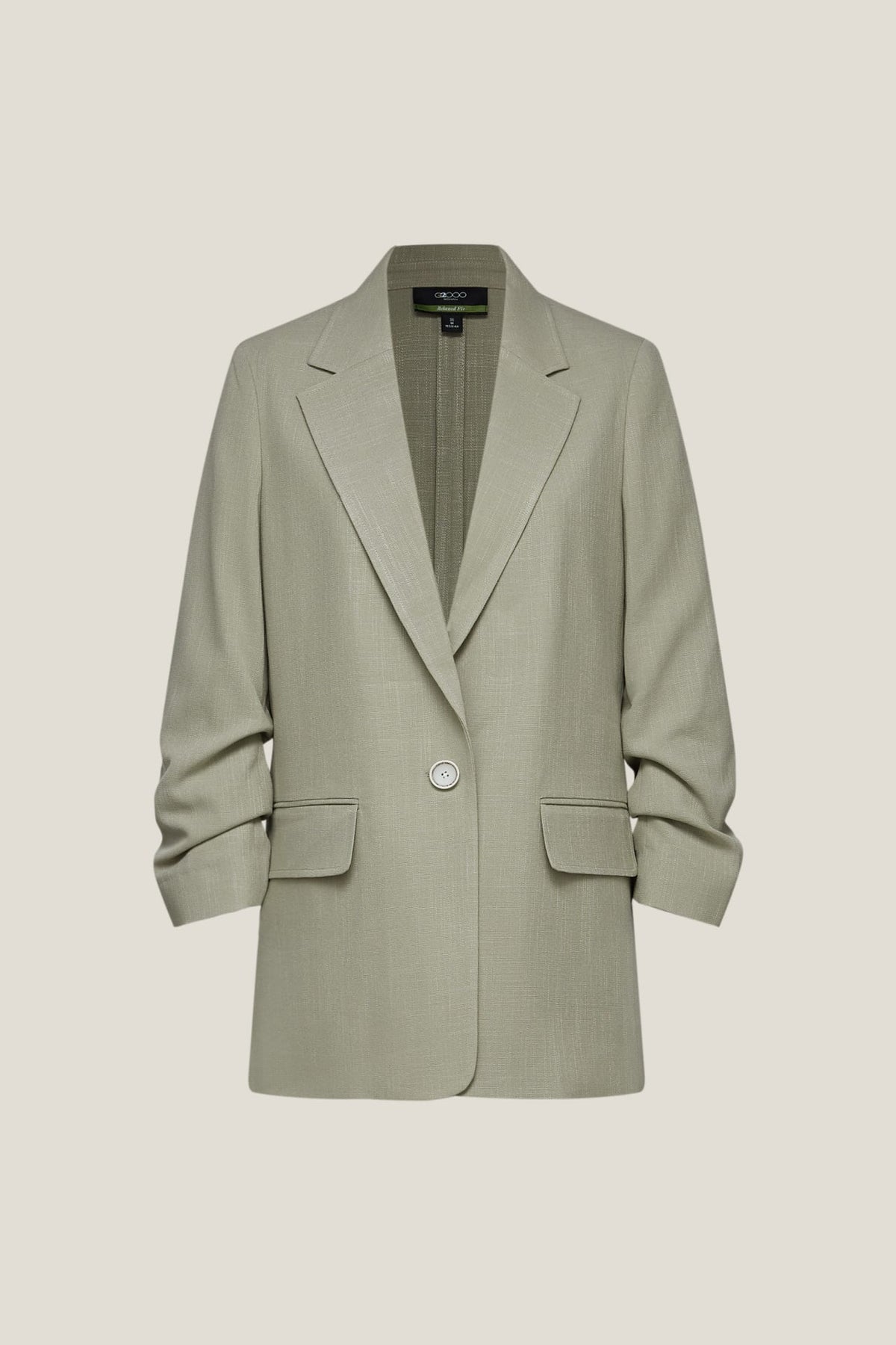G2000 Suits Rayon Blend Casual Blazer Moss Green Relaxed