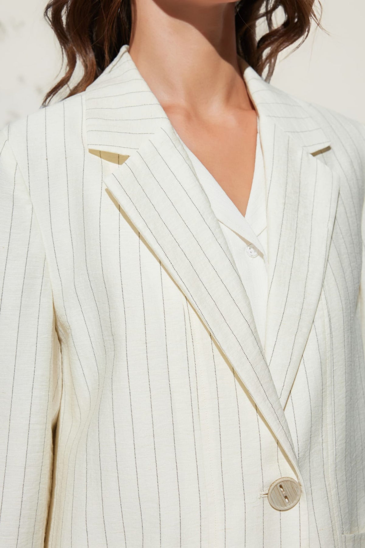 G2000 - Suits - Rayon Blend Stripe Relaxed Fit Casual Blazer