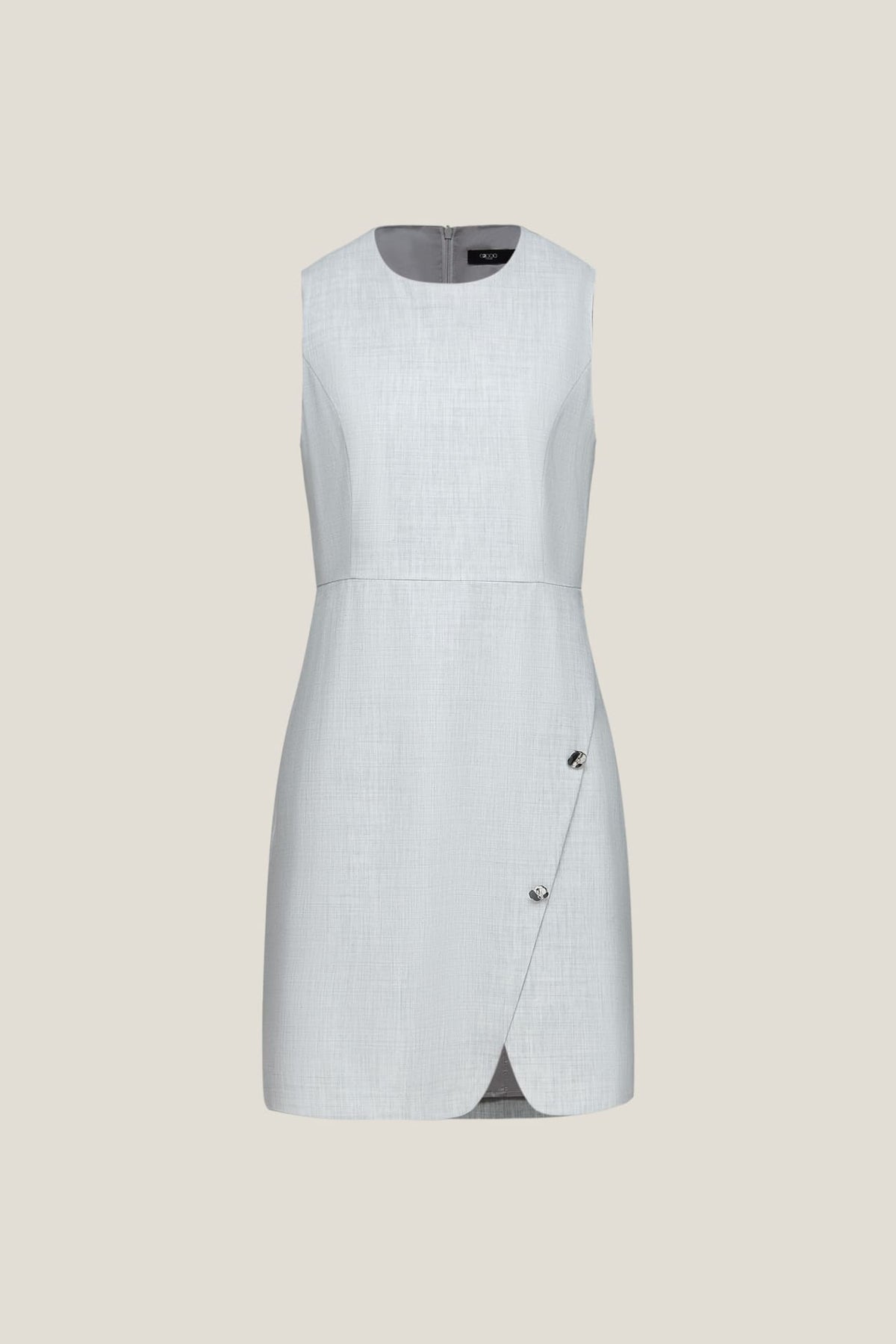 G2000 - Dresses - Wool-Blend Button Front Side Slit Dress - Minted Mist - Regular