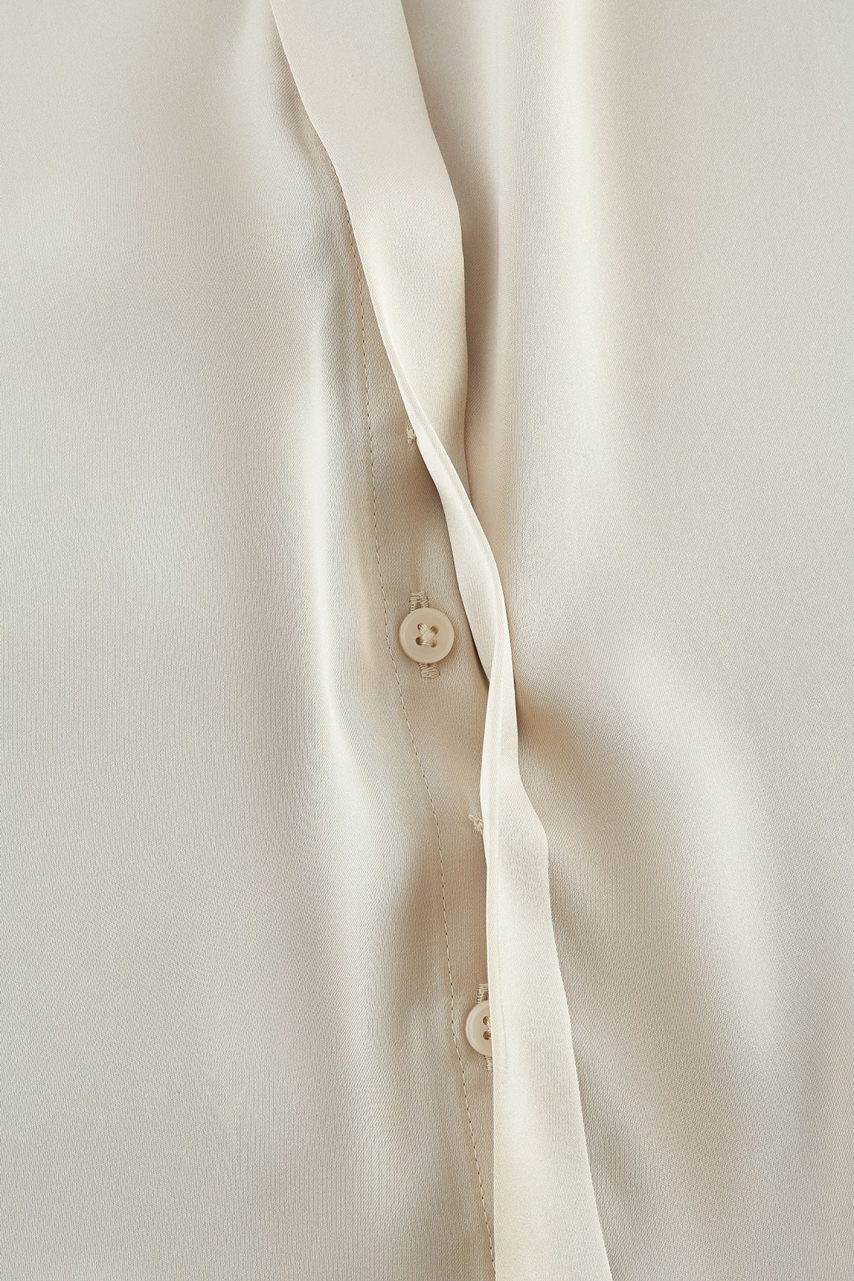 G2000 - Blouses - Satin Roll Sleeve Shirt Blouse