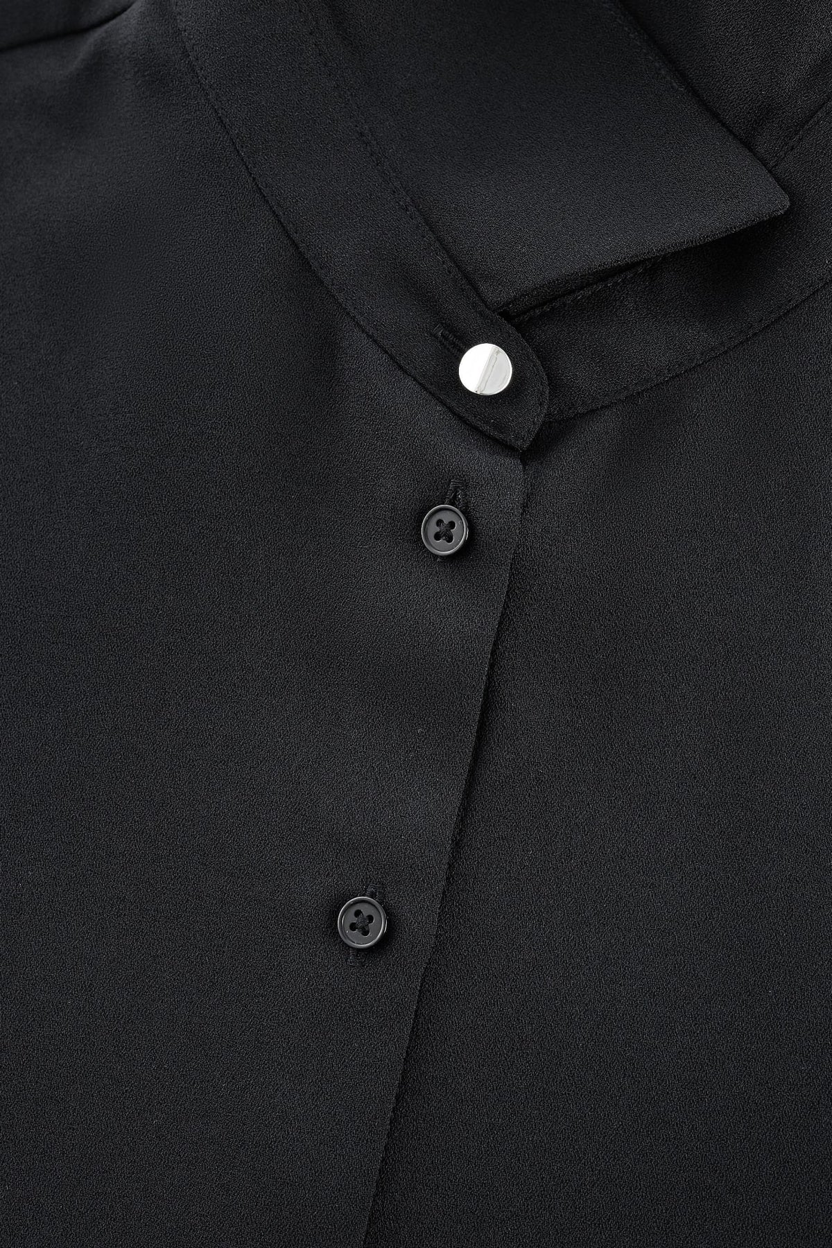G2000 - Blouses - Regular Fit Shirt Blouse With Detachable Pleated Tie