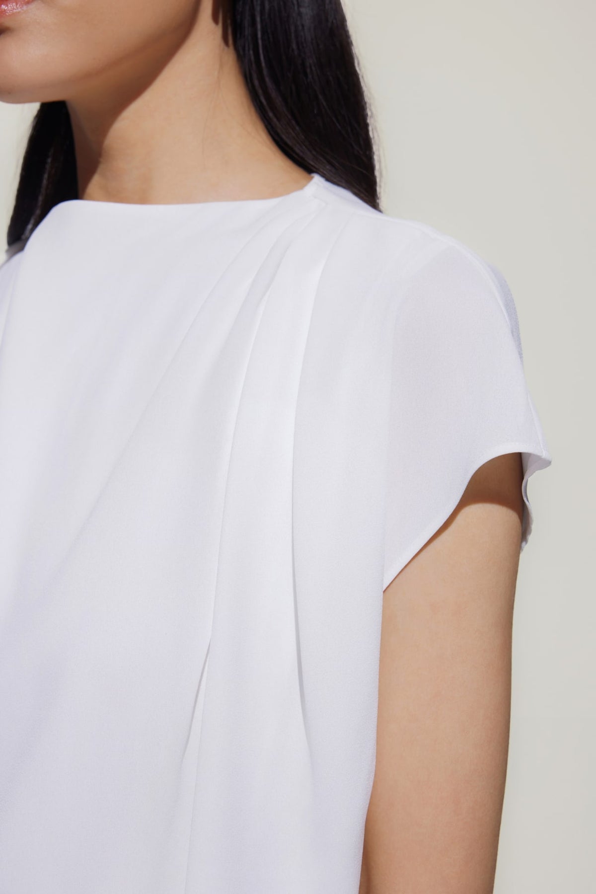 G2000 - Blouses - Drapped Neck Blouse