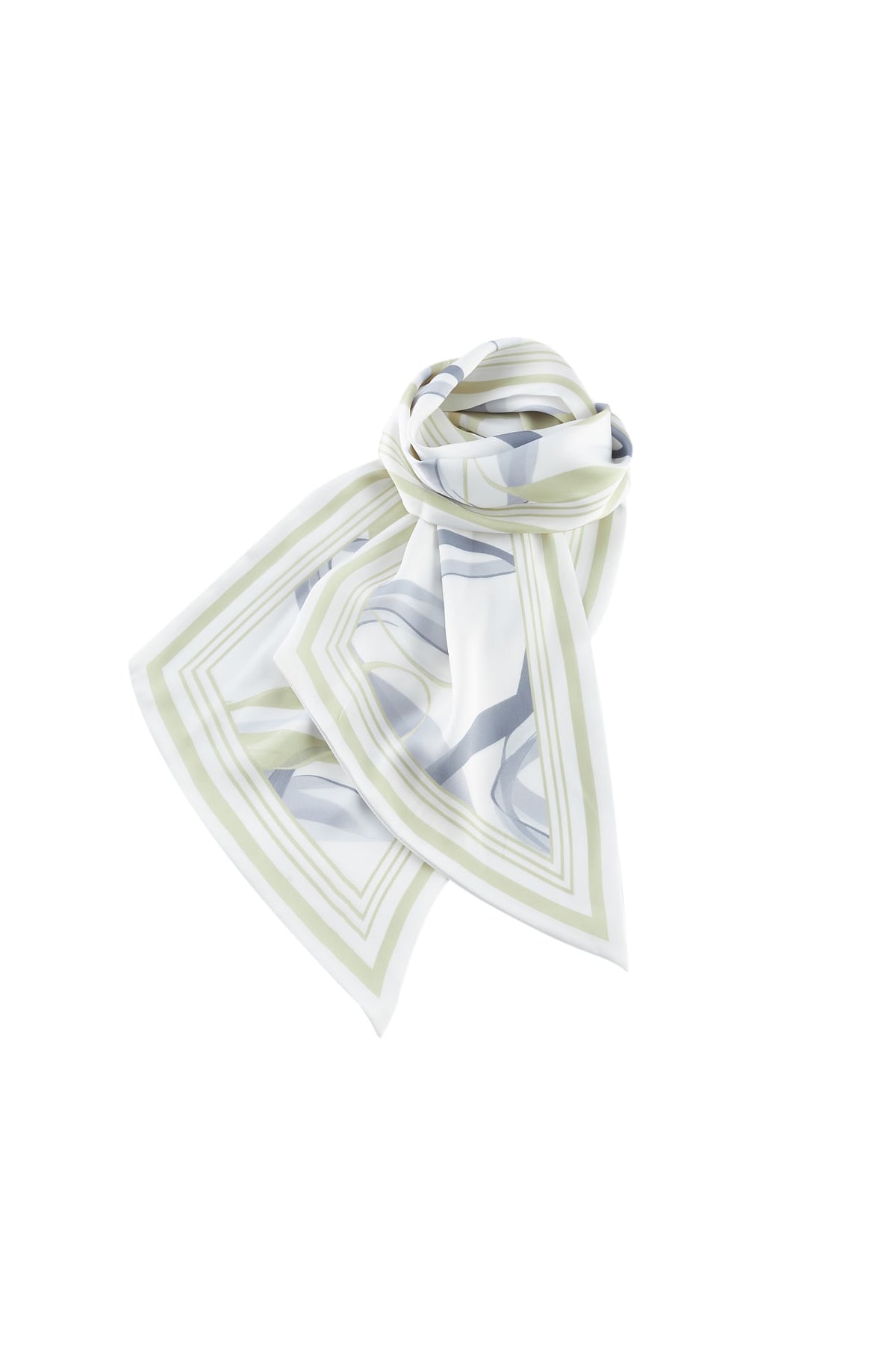 G2000 - Blouses - Satin V Neck Scarf Blouse