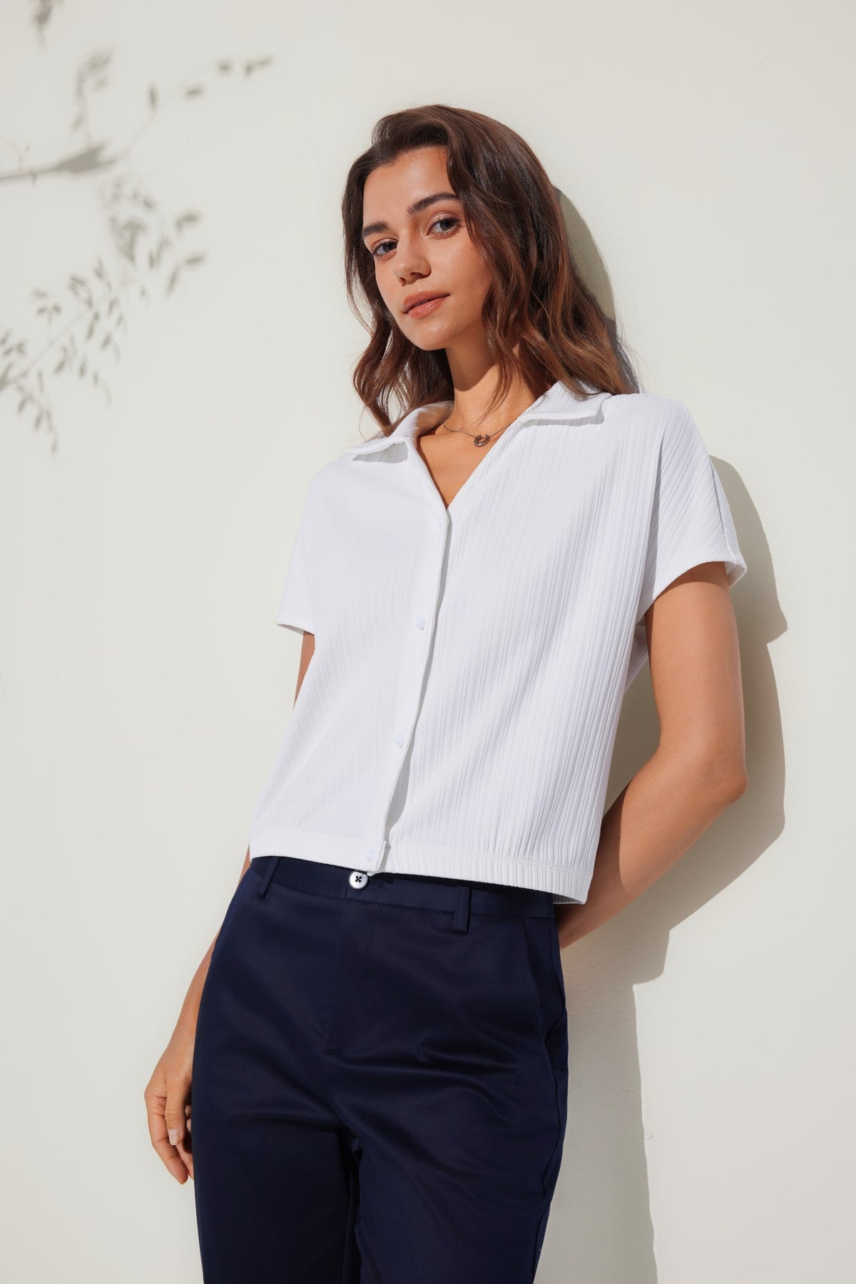 G2000 - T-Shirts - Cropped Knit Tee