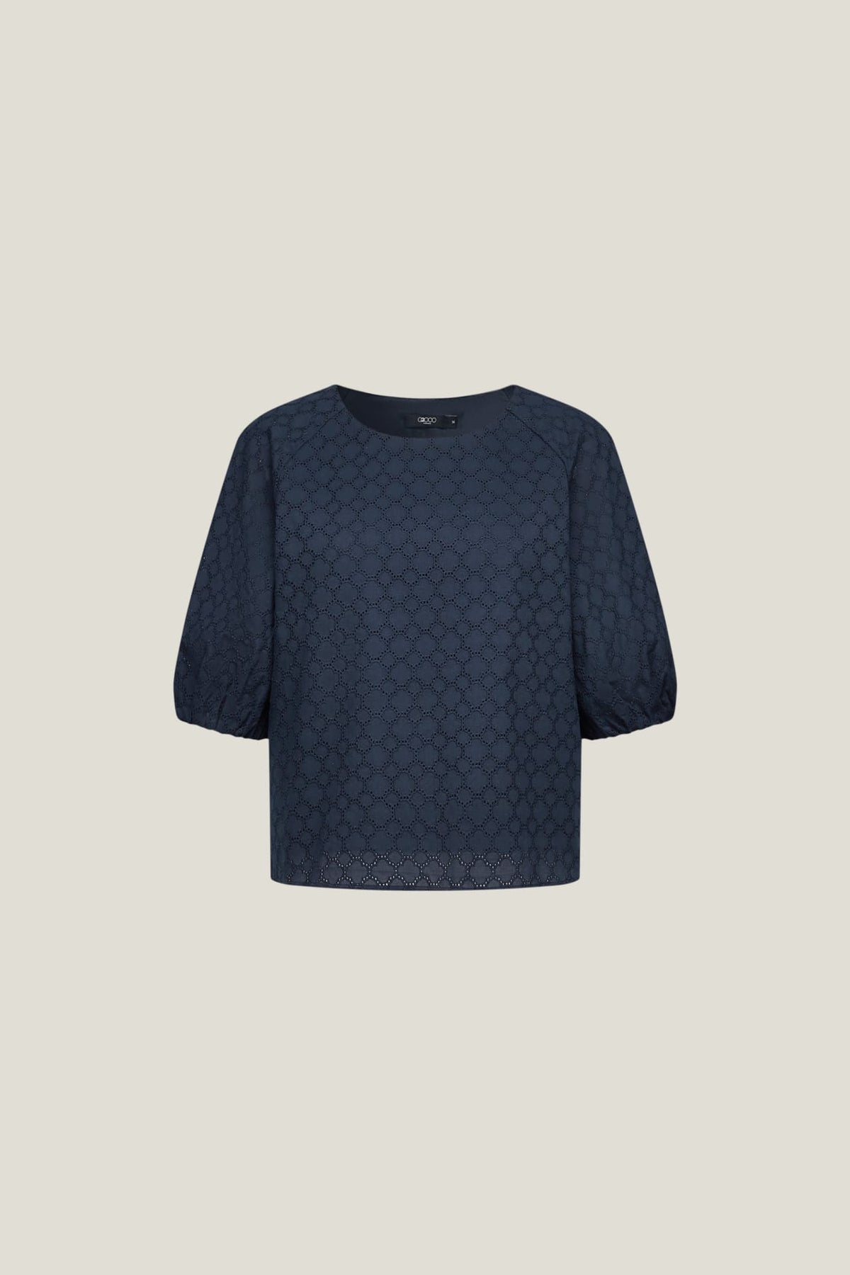 G2000 - Blouses - Puff Sleeves Blouse - Enigmatic Teal - Regular