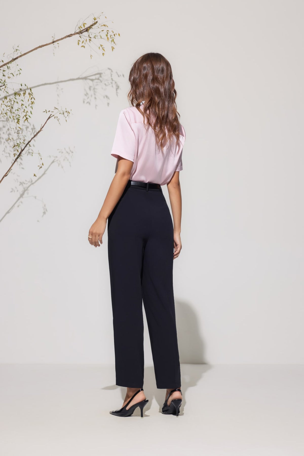G2000 - Pants - Tapered Casual Pants With Belt