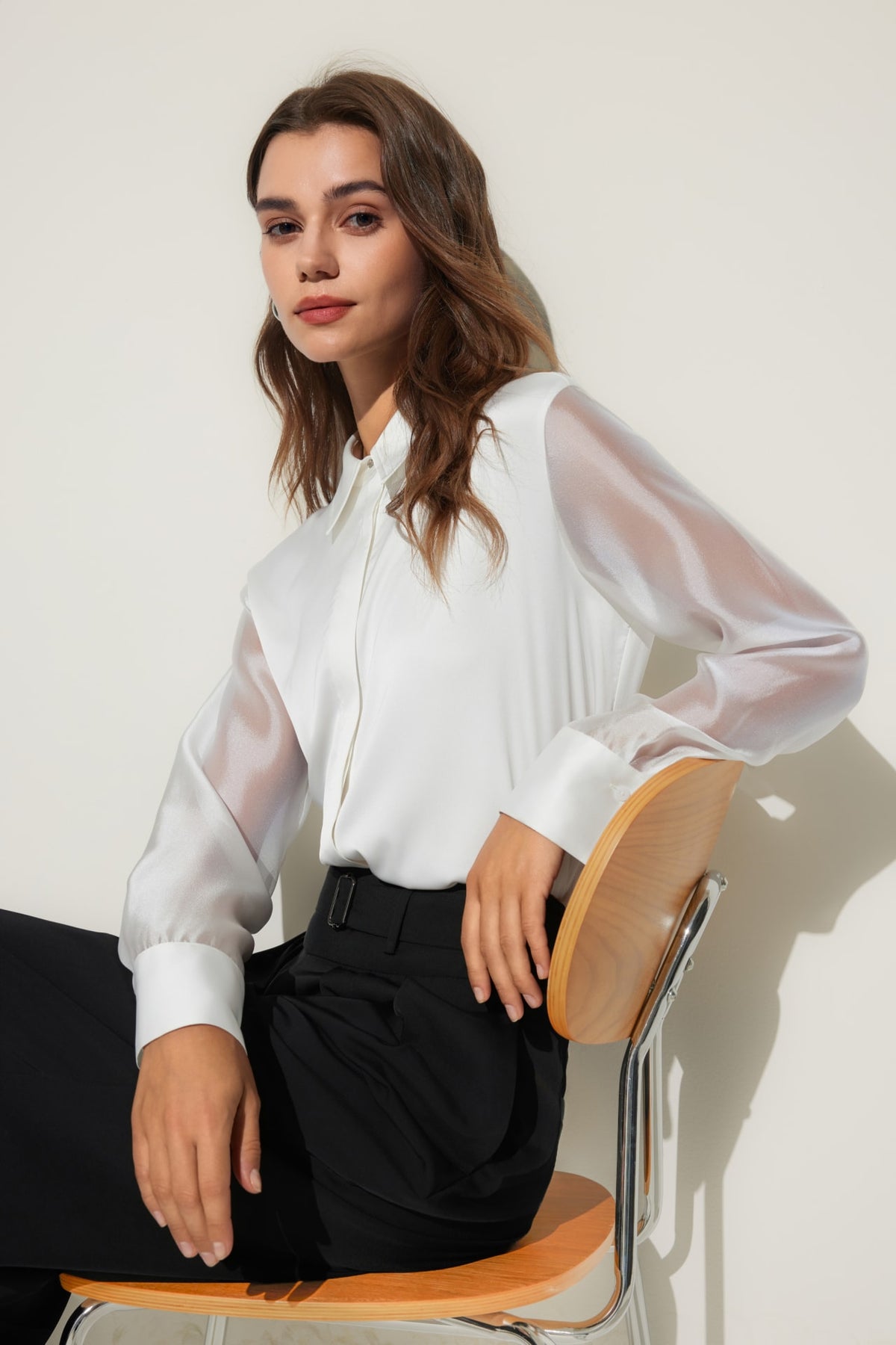 G2000 - Pants - Wide Leg Casual Pants With Belt