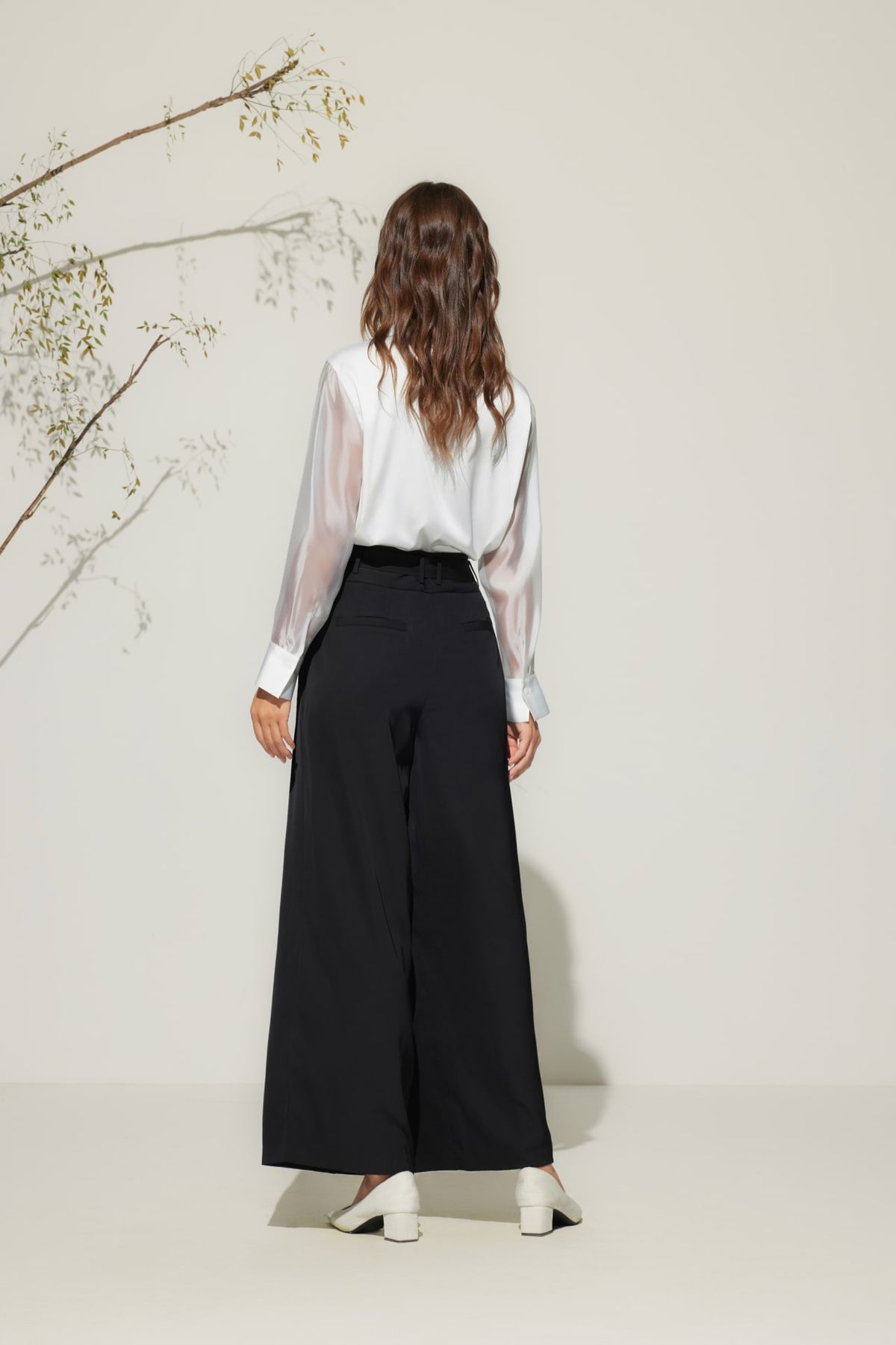G2000 - Pants - Wide Leg Casual Pants With Belt