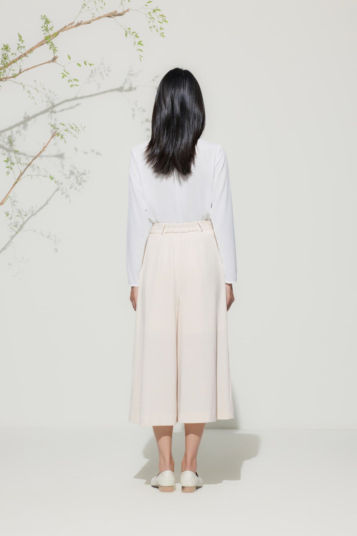 G2000 - Pants - Rayon Blend Wide Leg Casual Pants