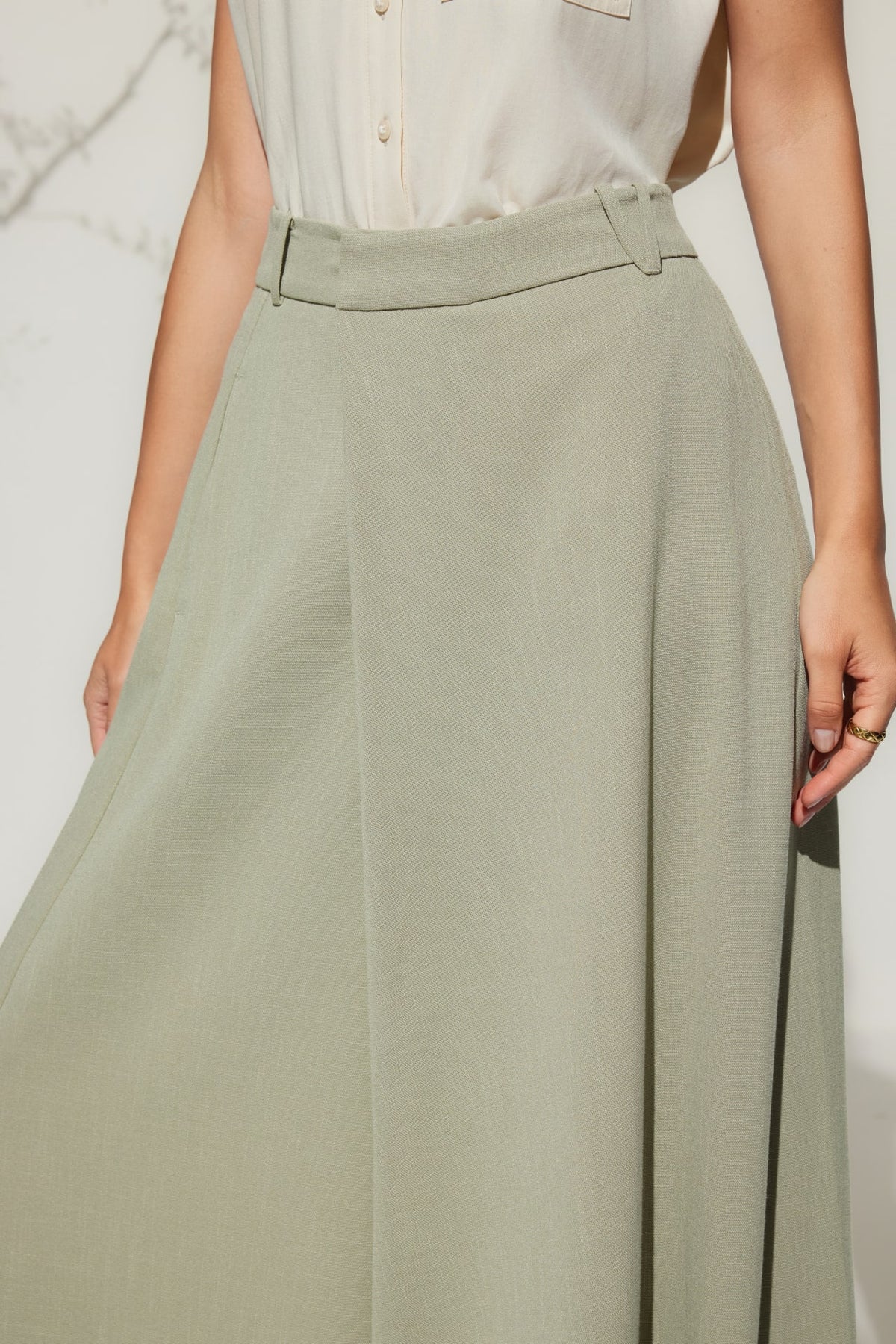 G2000 - Pants - Rayon Blend Wide Leg Casual Pants