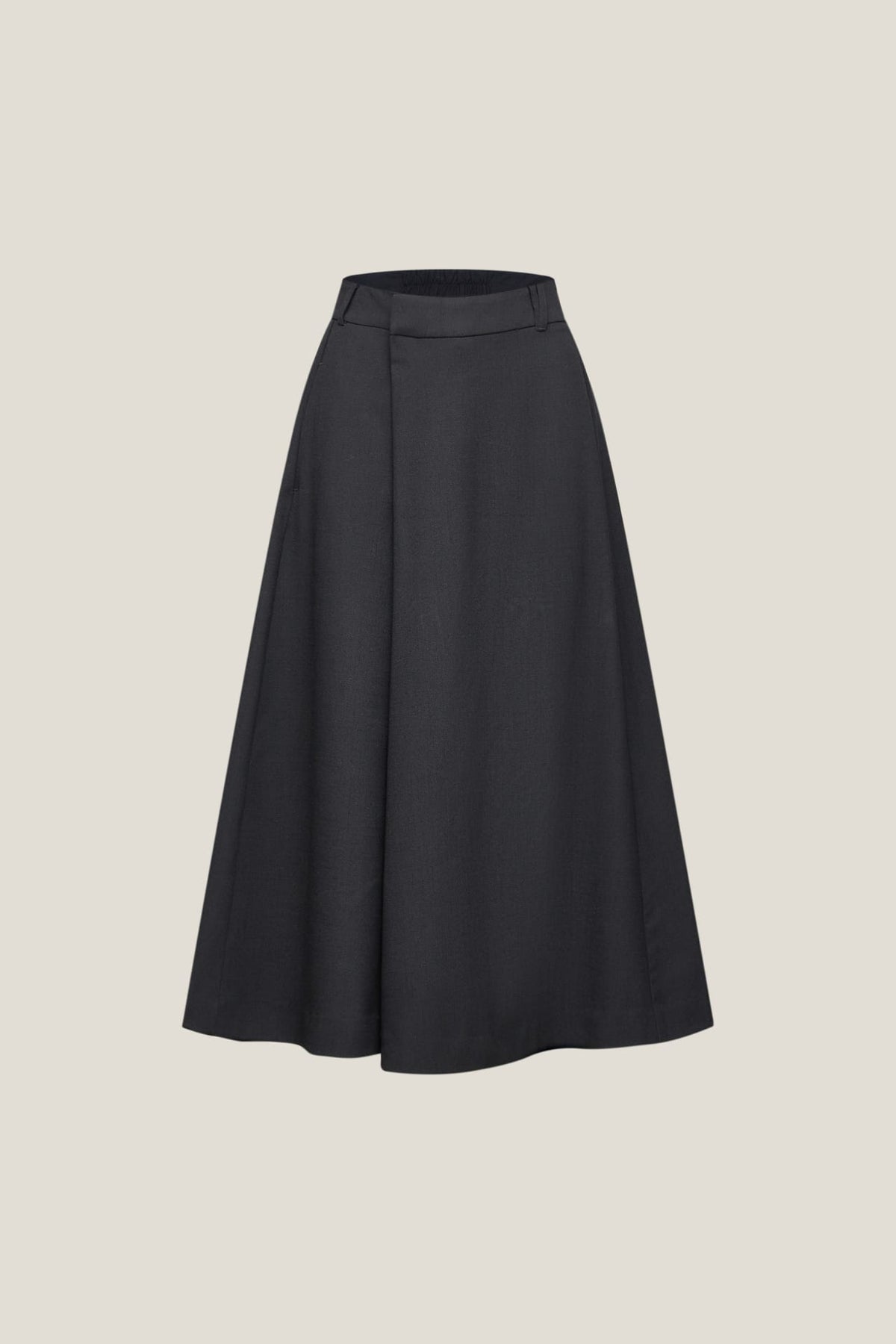 G2000 - Pants - Rayon Blend Wide Leg Casual Pants - Darkened Slate - Regular
