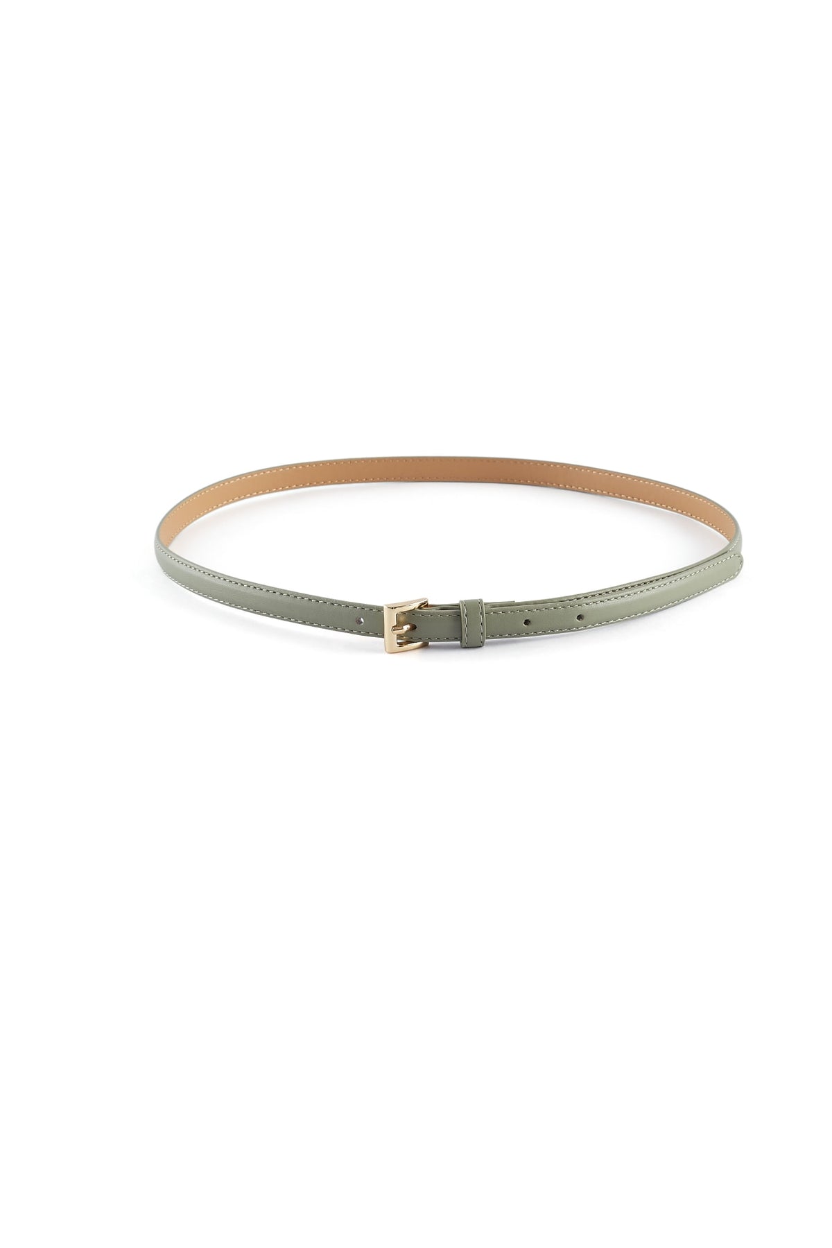 G2000 - Pants - Cotton Blend Cropped Skinny Casual Pants With Belt