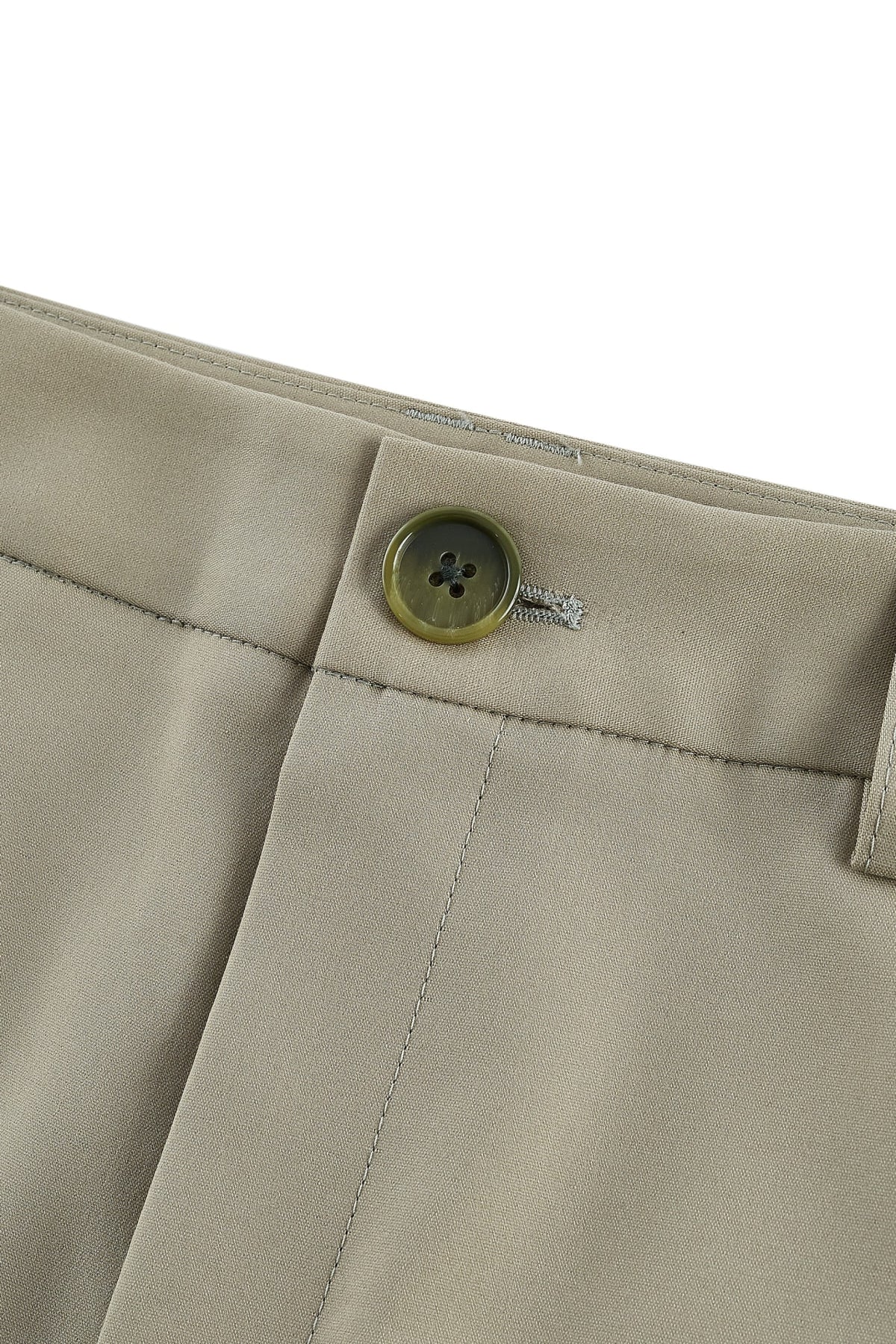 G2000 - Pants - Cotton Blend Cropped Skinny Casual Pants With Belt