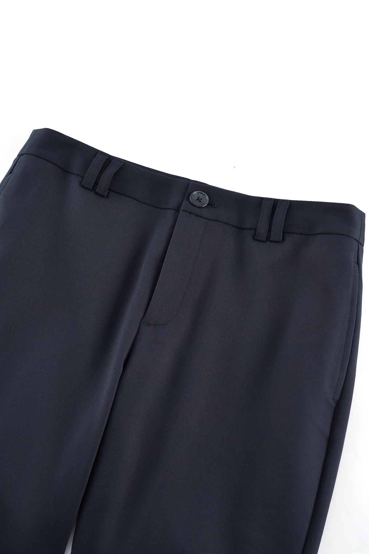 G2000 - Pants - Cotton Blend Cropped Skinny Casual Pants With Belt