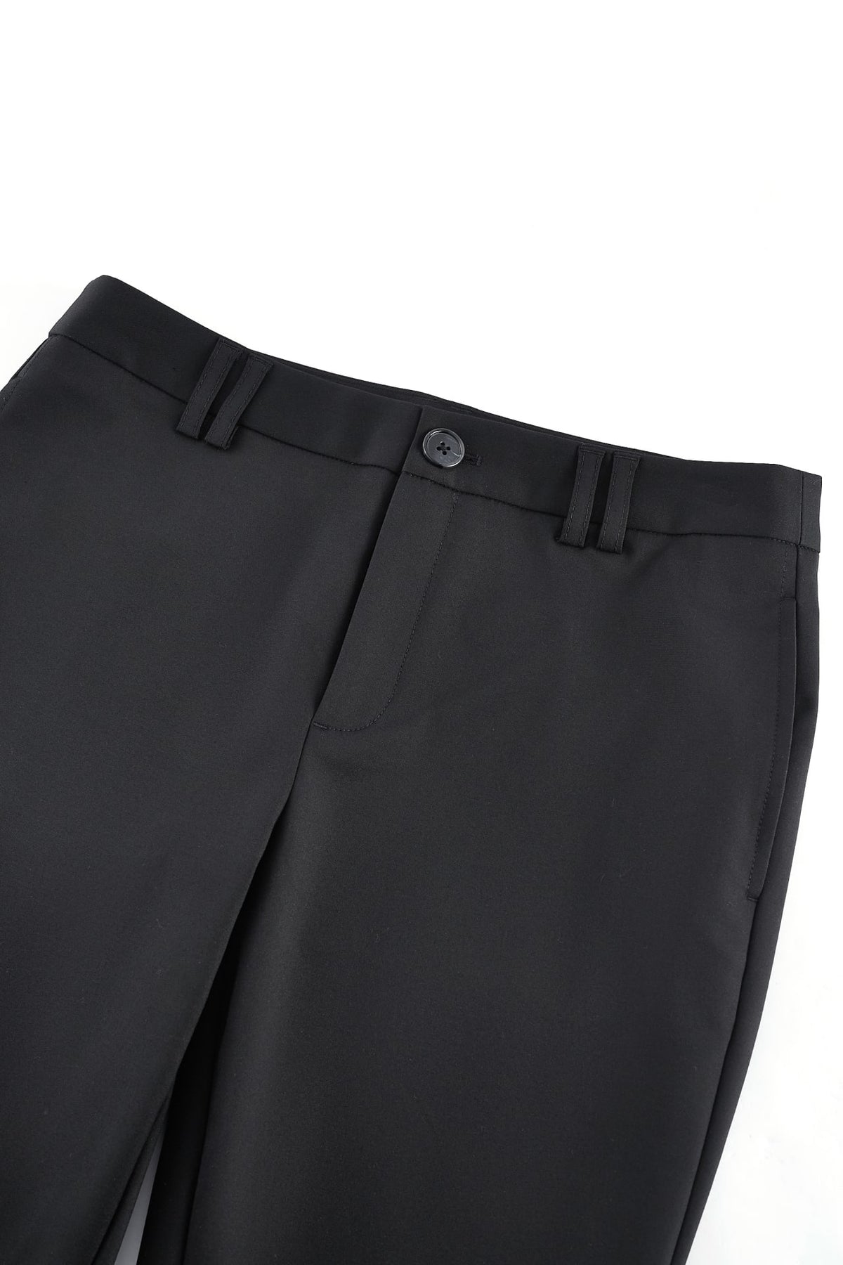G2000 - Pants - Cotton Blend Cropped Skinny Casual Pants With Belt